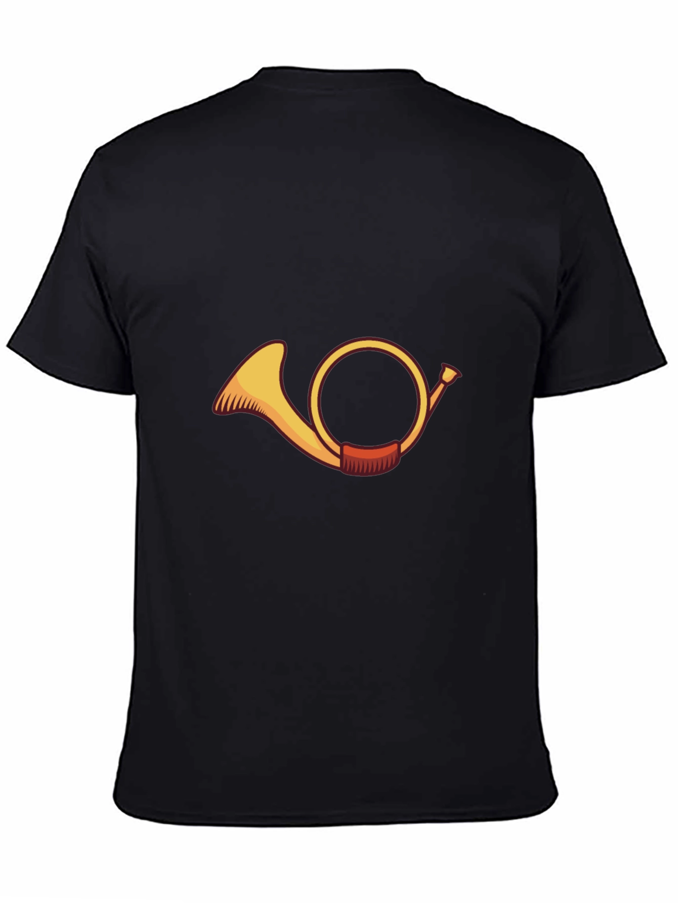 French Horn Graphic T-Shirt - Musical Instrument Tee