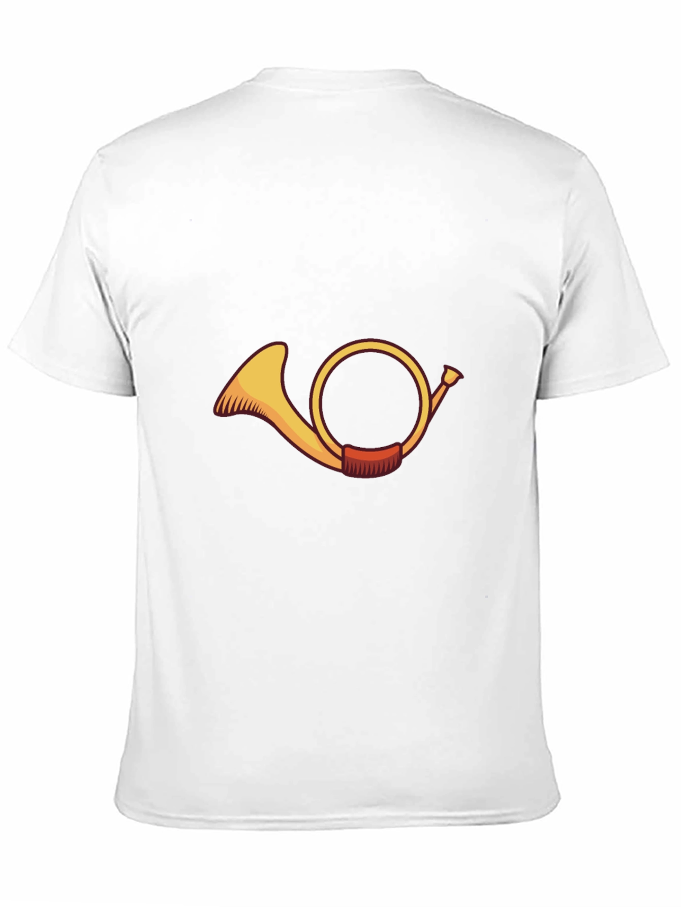 French Horn Graphic T-Shirt - Musical Instrument Tee
