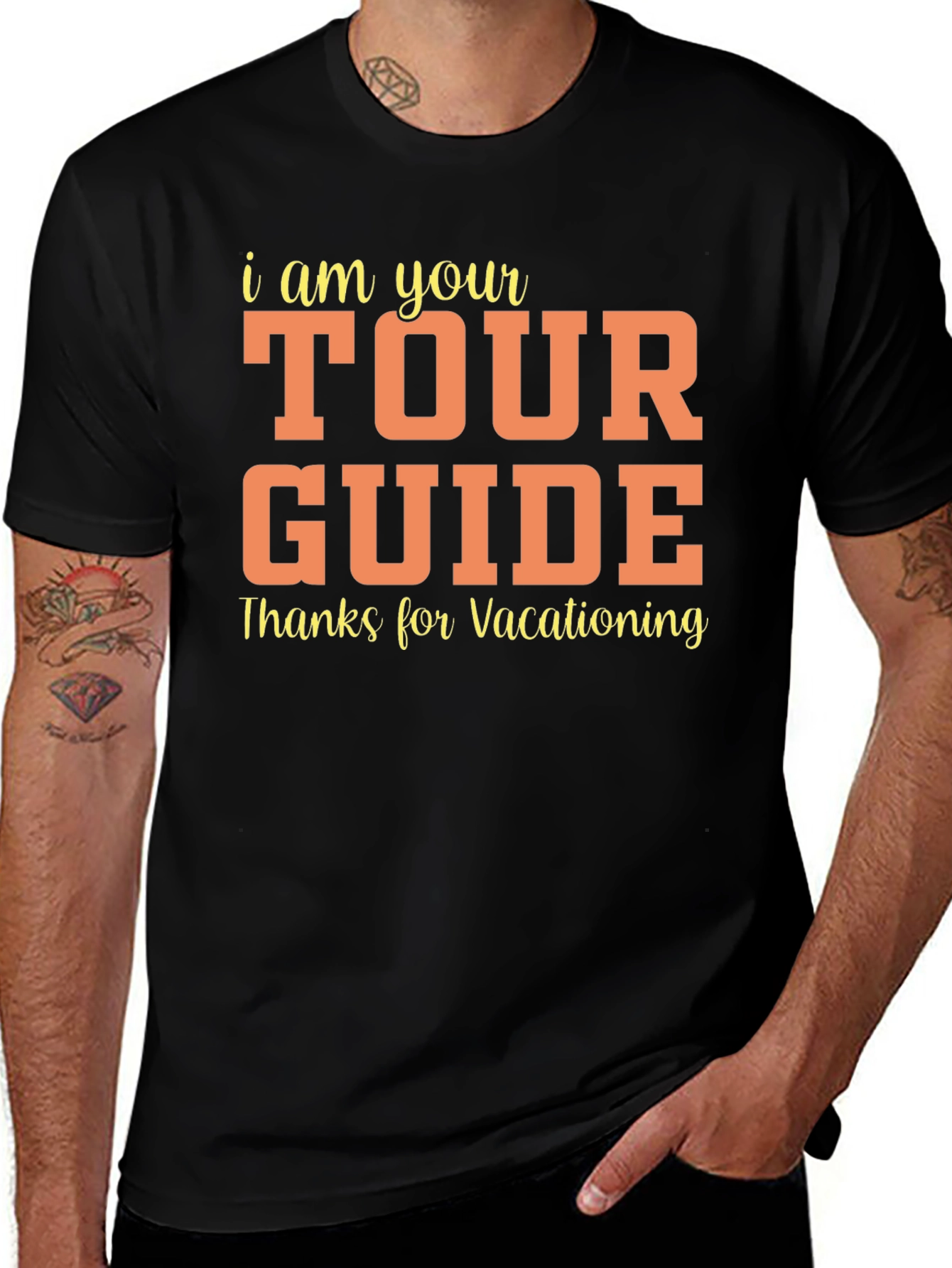Tour Guide Vacationing Tee