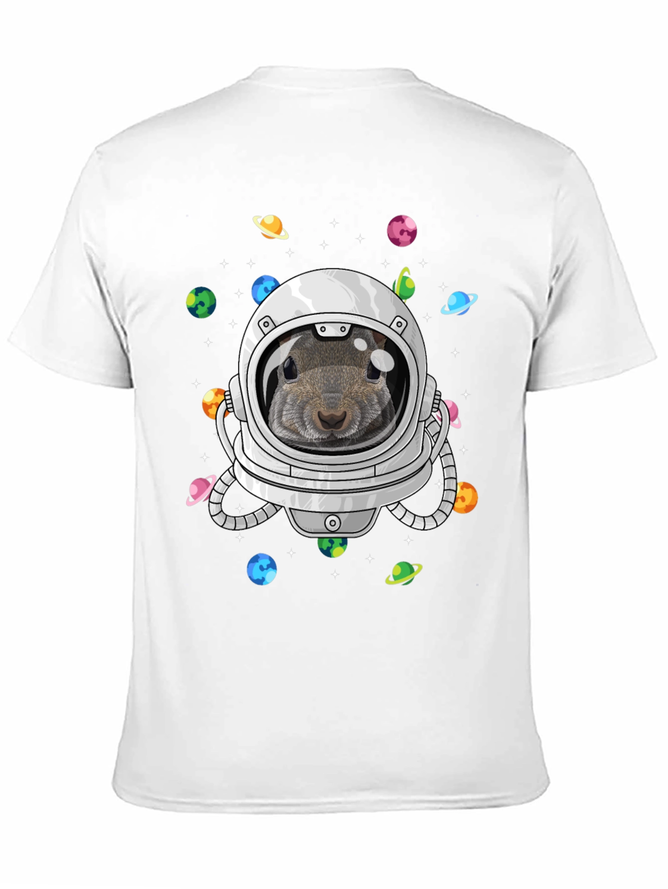 Squirrel Astronaut Graphic T-Shirt