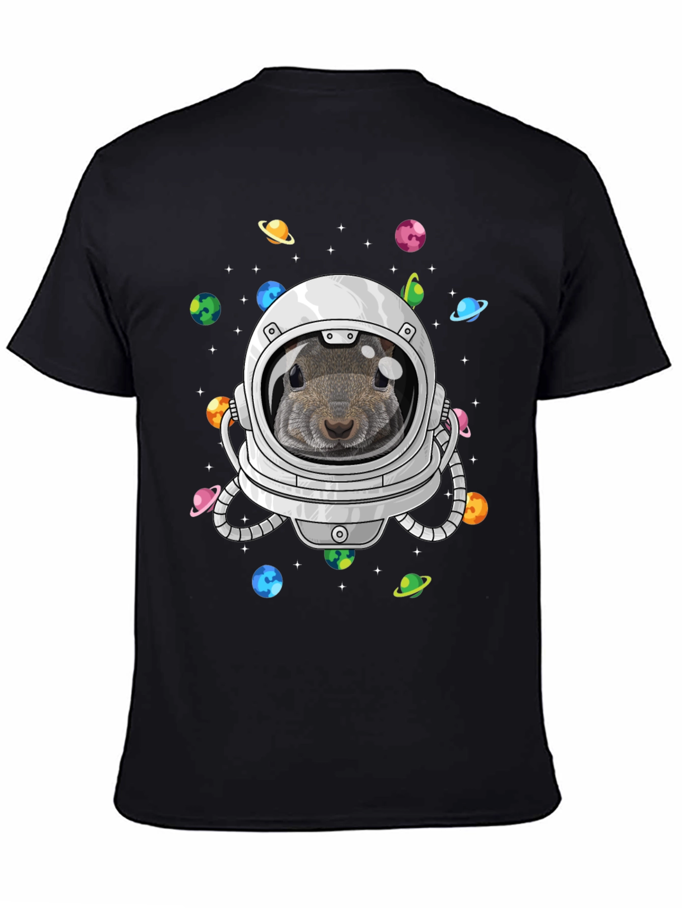 Squirrel Astronaut Graphic T-Shirt