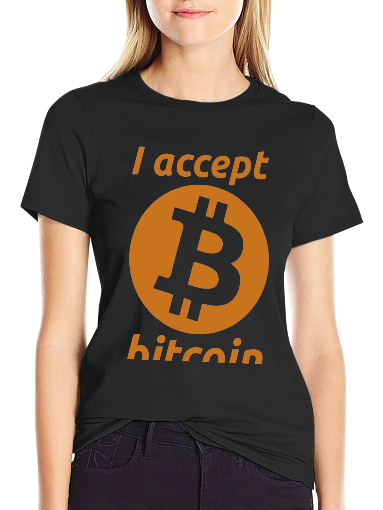 I Accept Bitcoin T-Shirt - Crypto Currency Tee
