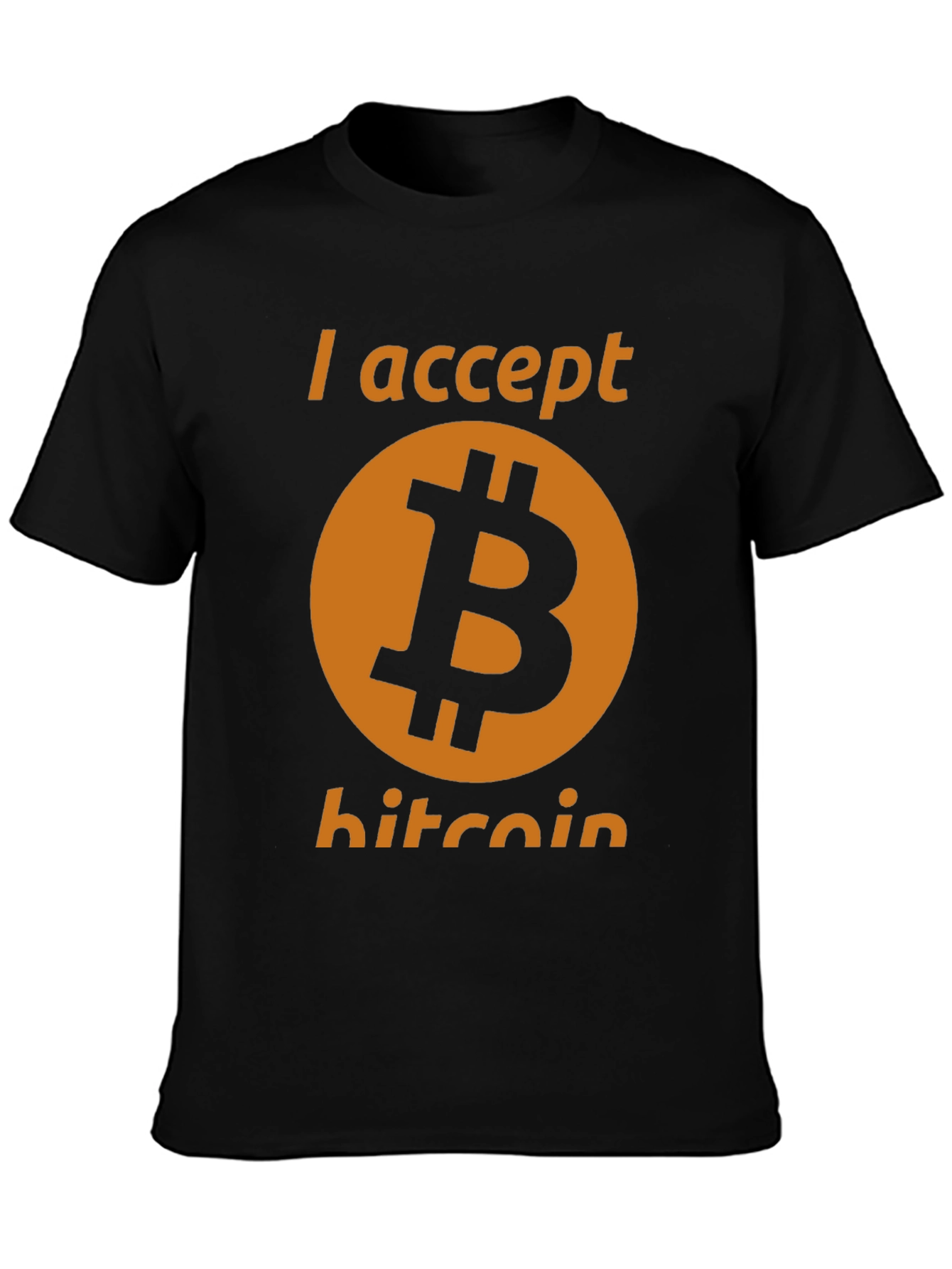I Accept Bitcoin T-Shirt - Crypto Currency Tee