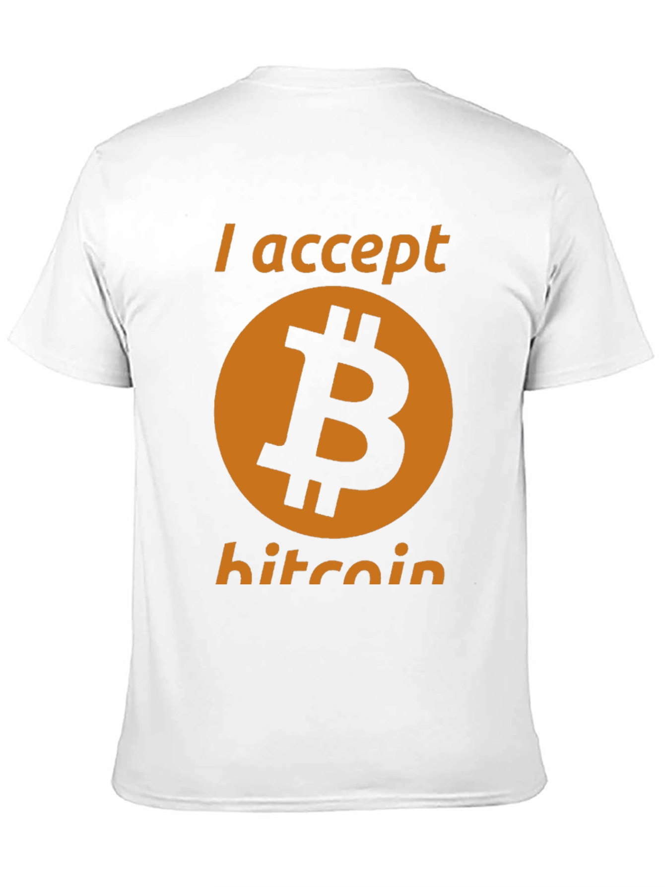 I Accept Bitcoin T-Shirt - Crypto Currency Tee