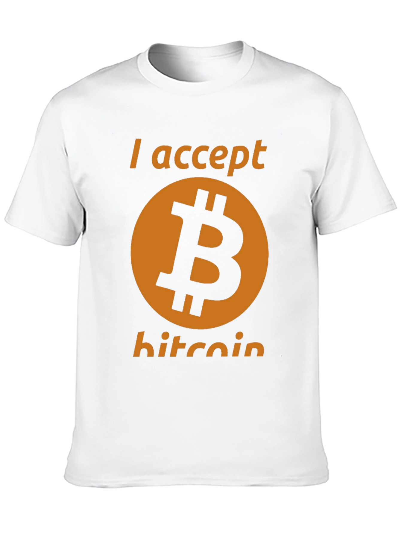 I Accept Bitcoin T-Shirt - Crypto Currency Tee