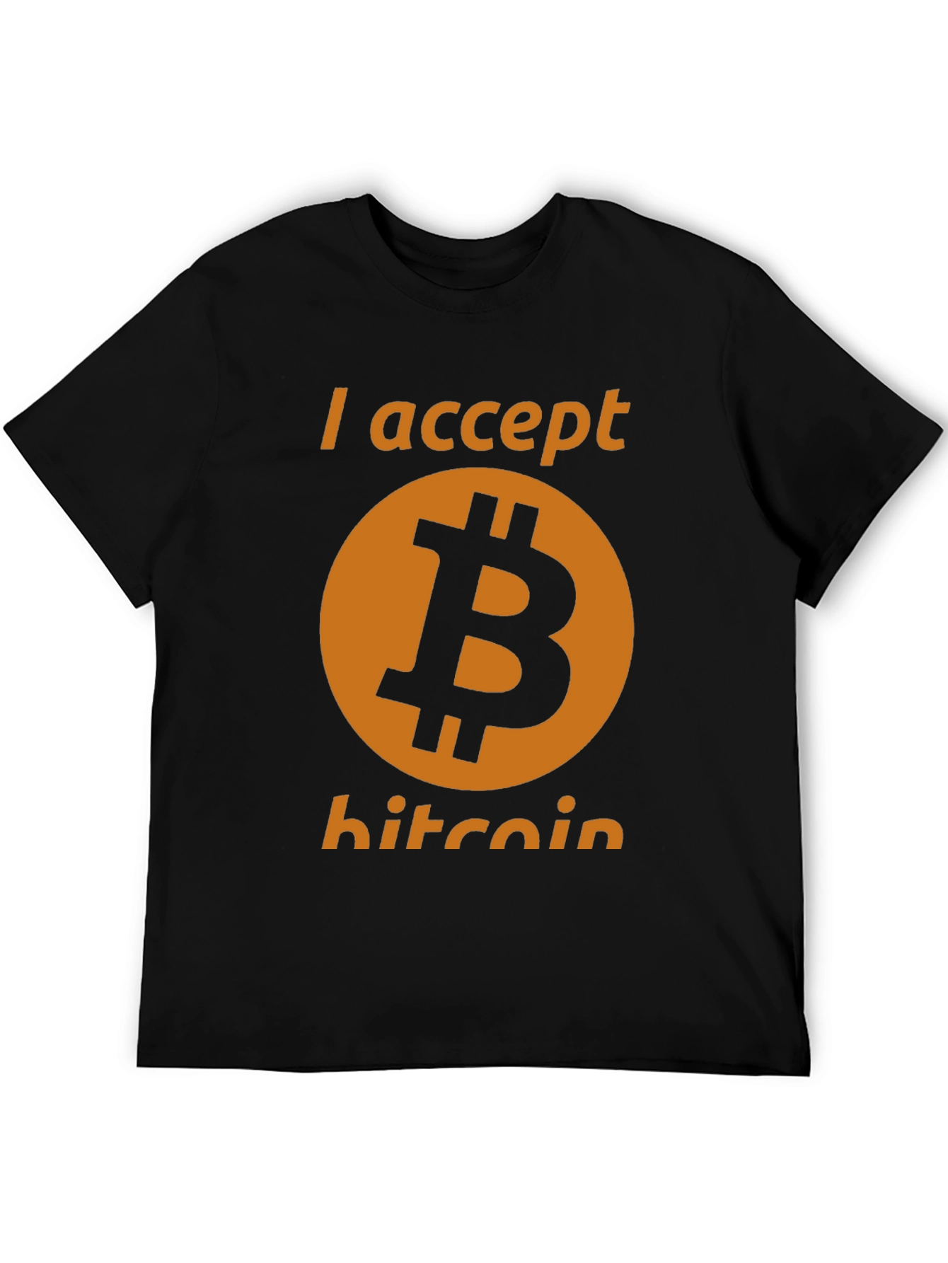 I Accept Bitcoin T-Shirt - Crypto Currency Tee