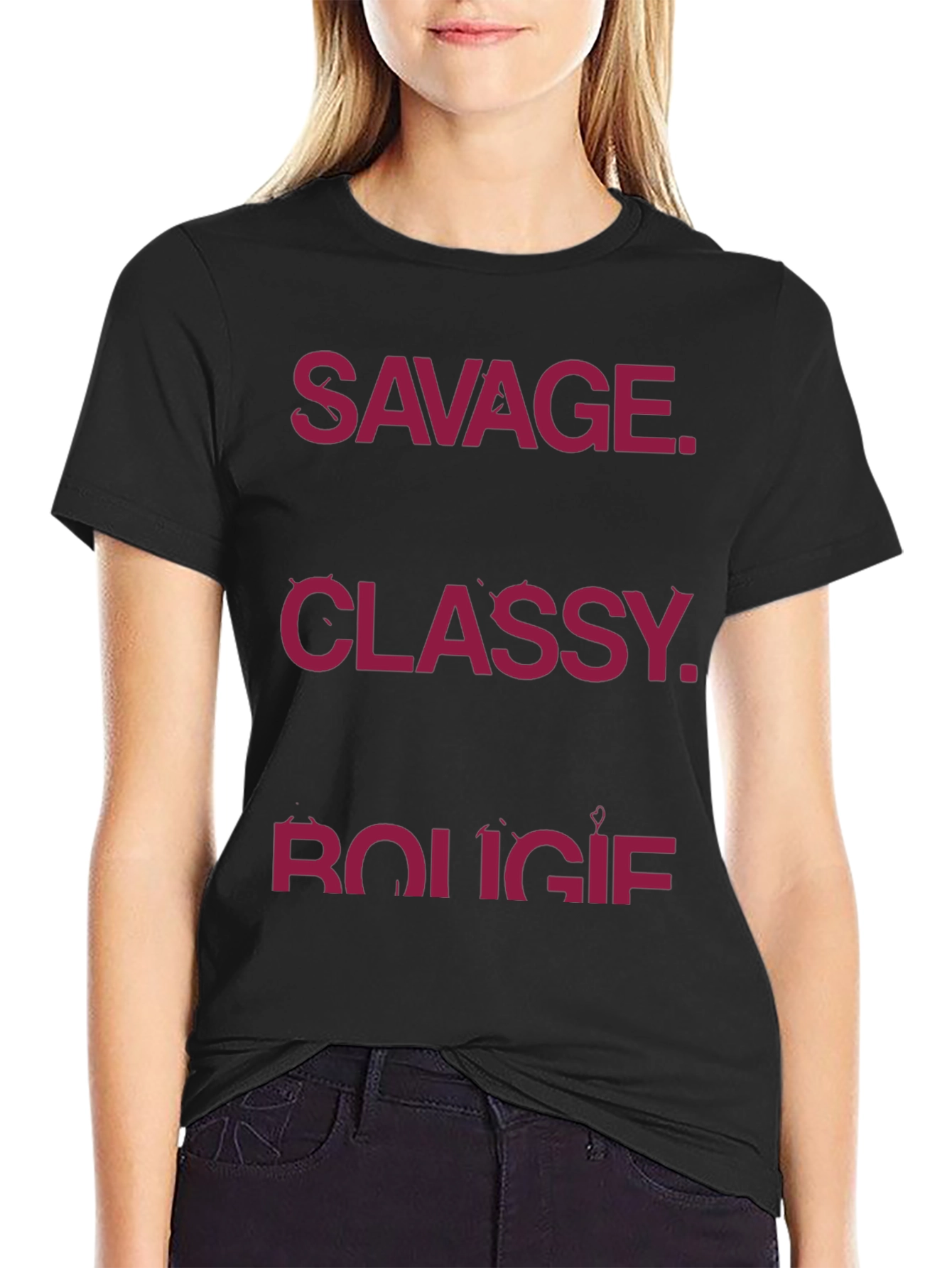 Savage Classy Bougie Graphic Tee