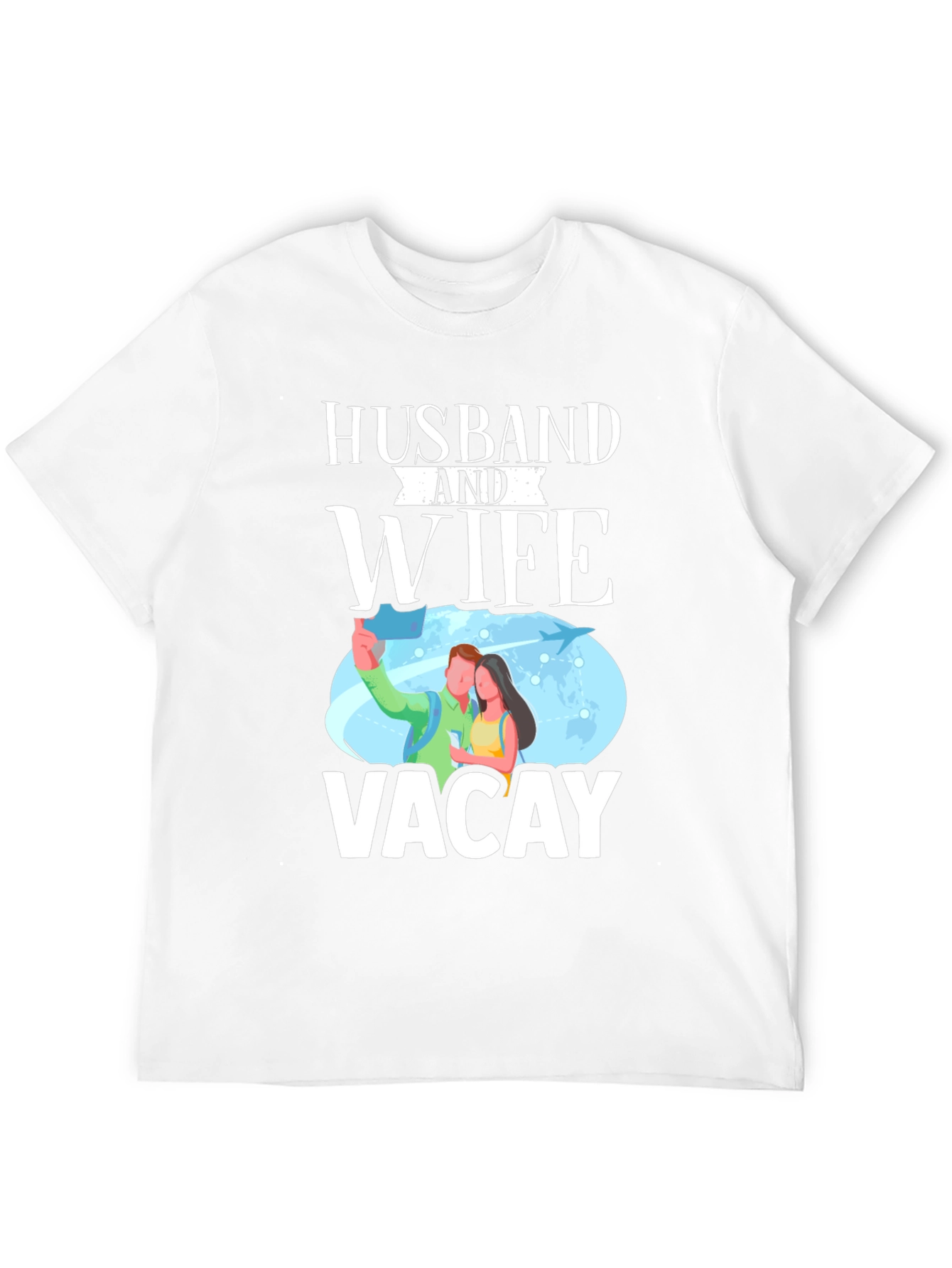 Husband and Wife Vacay Graphic T-Shirt