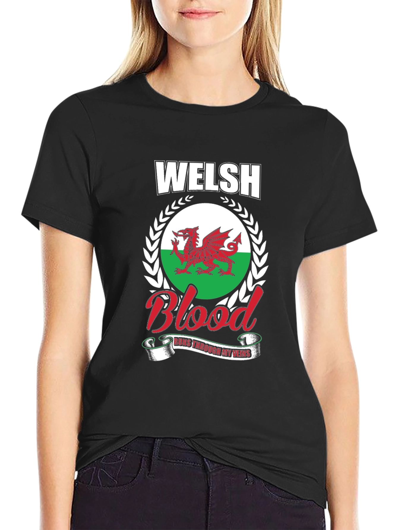 Welsh Blood T-Shirt - Wales Dragon Tee