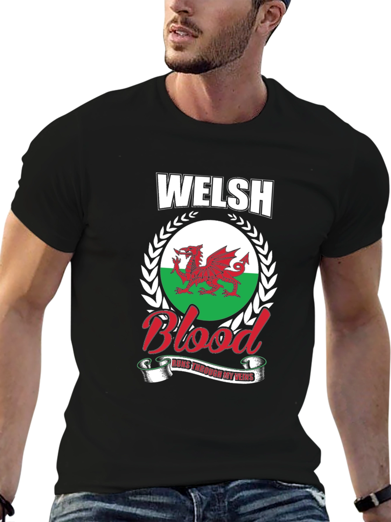 Welsh Blood T-Shirt - Wales Dragon Tee