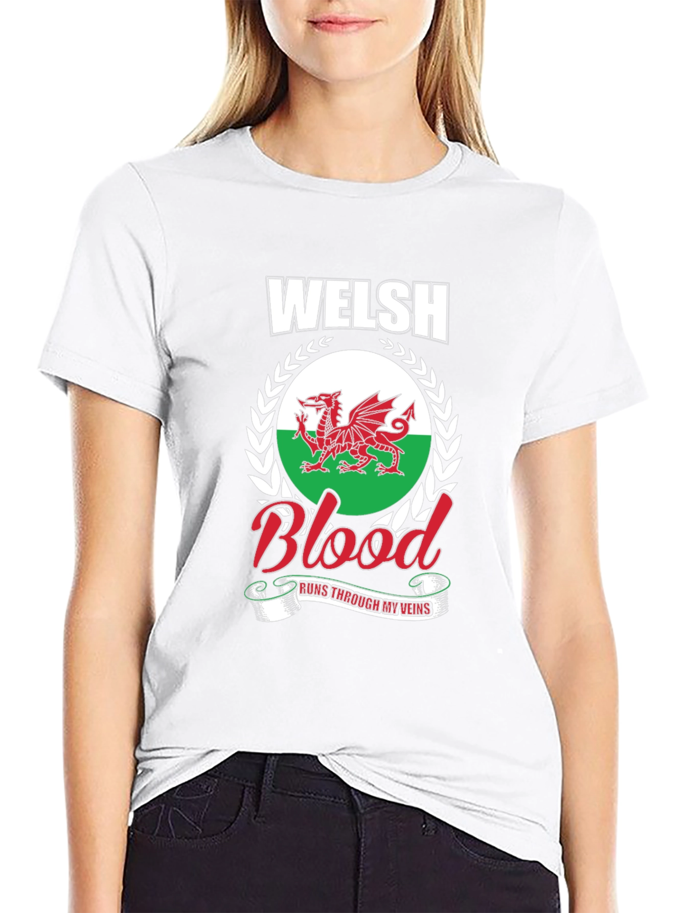 Welsh Blood T-Shirt - Wales Dragon Tee