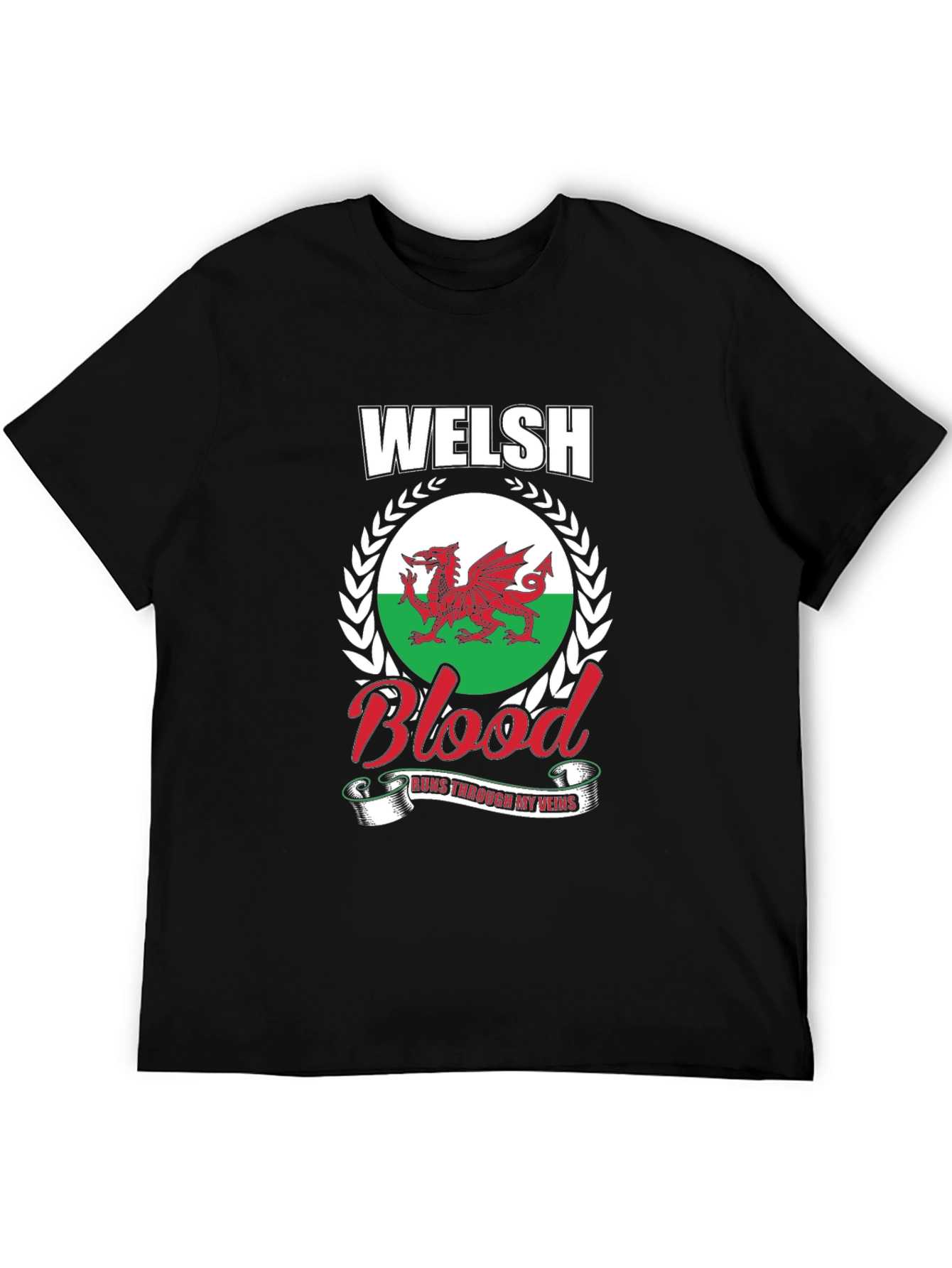 Welsh Blood T-Shirt - Wales Dragon Tee