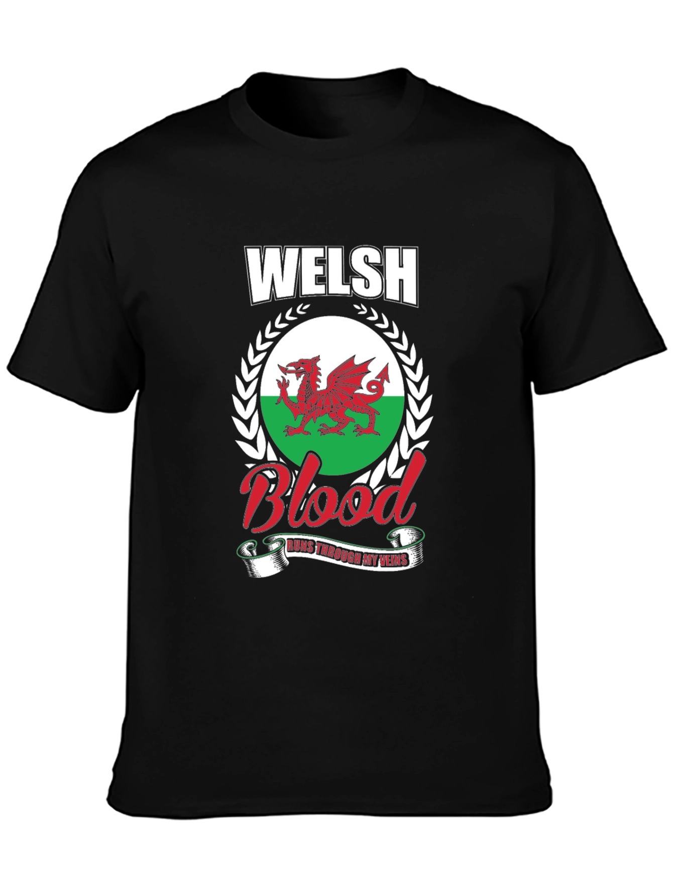 Welsh Blood T-Shirt - Wales Dragon Tee