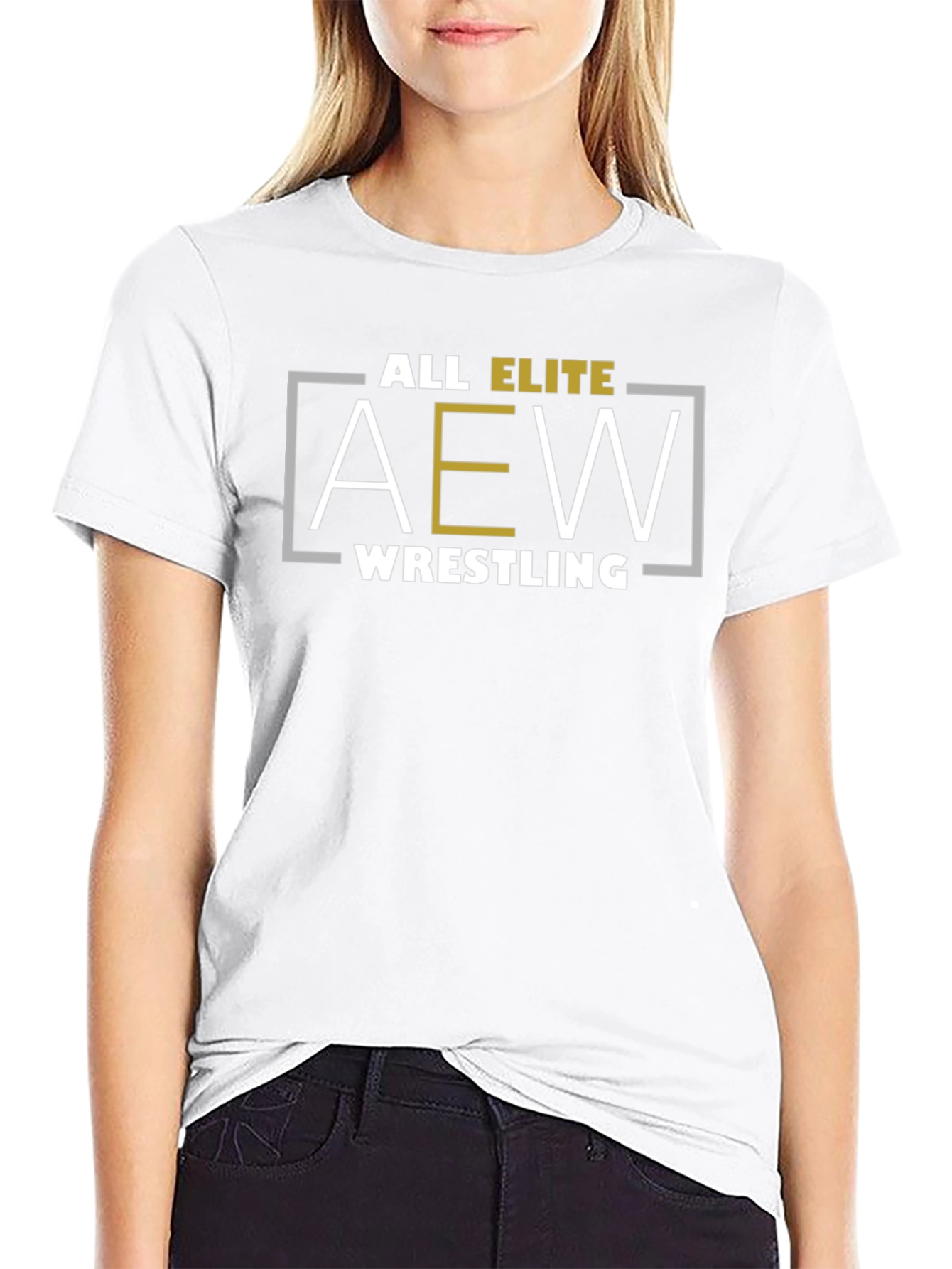 AEW All Elite Wrestling Black T-Shirt