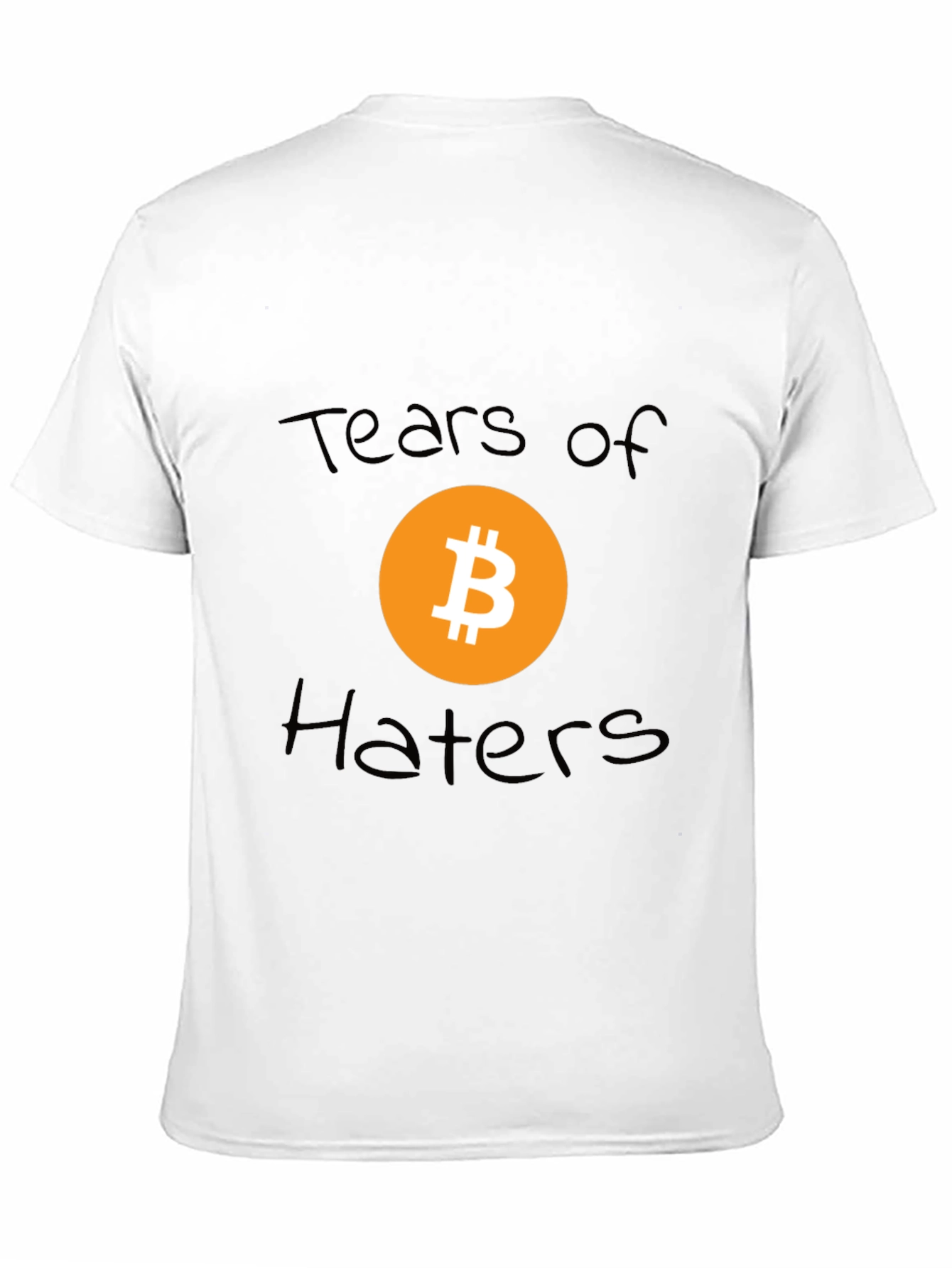 Tears of Haters Bitcoin Graphic T-Shirt