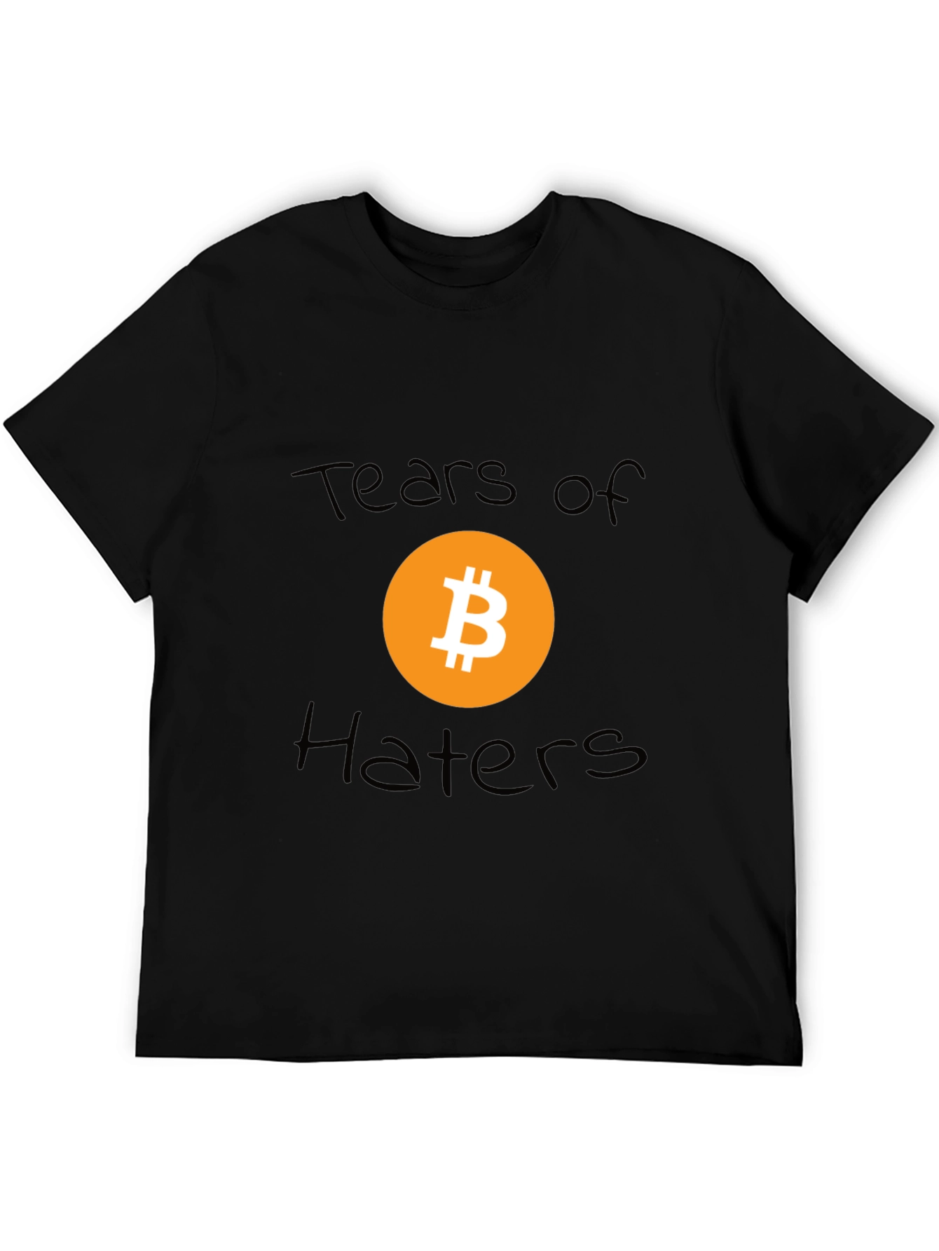 Tears of Haters Bitcoin Graphic T-Shirt