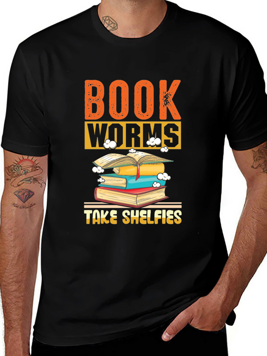 Bookworms Take Shelfies Graphic T-Shirt