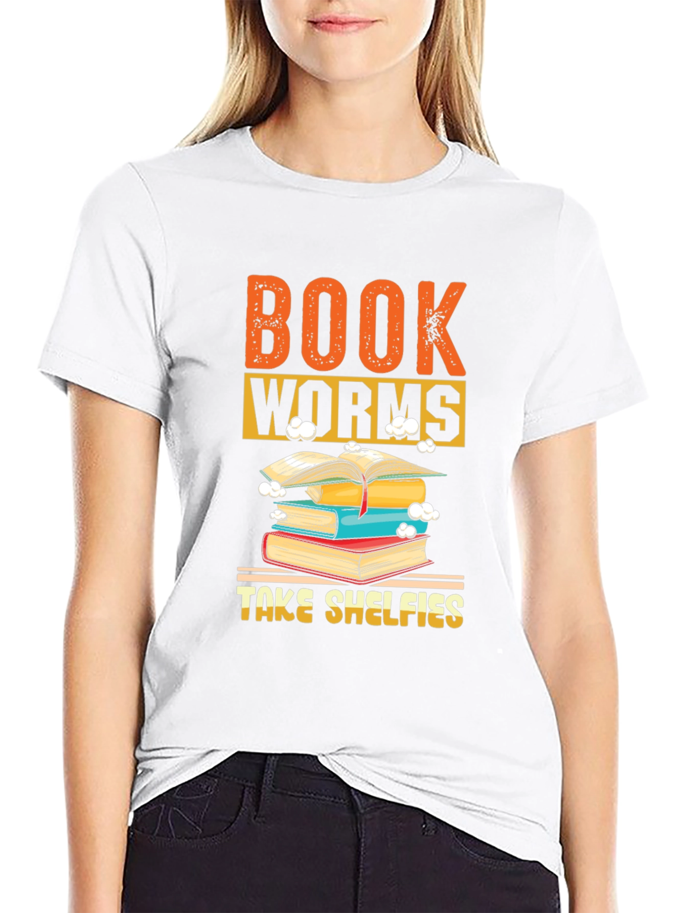 Bookworms Take Shelfies Graphic T-Shirt