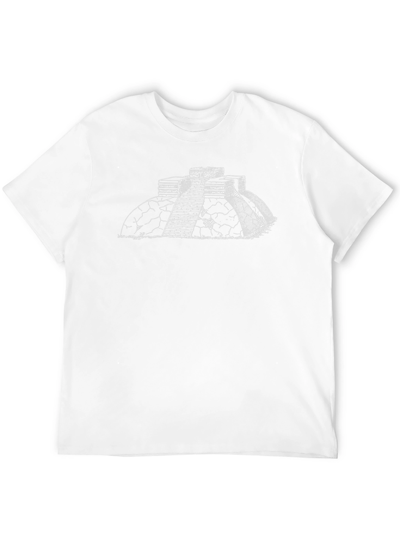 Aztec Pyramid Graphic Tee - Black
