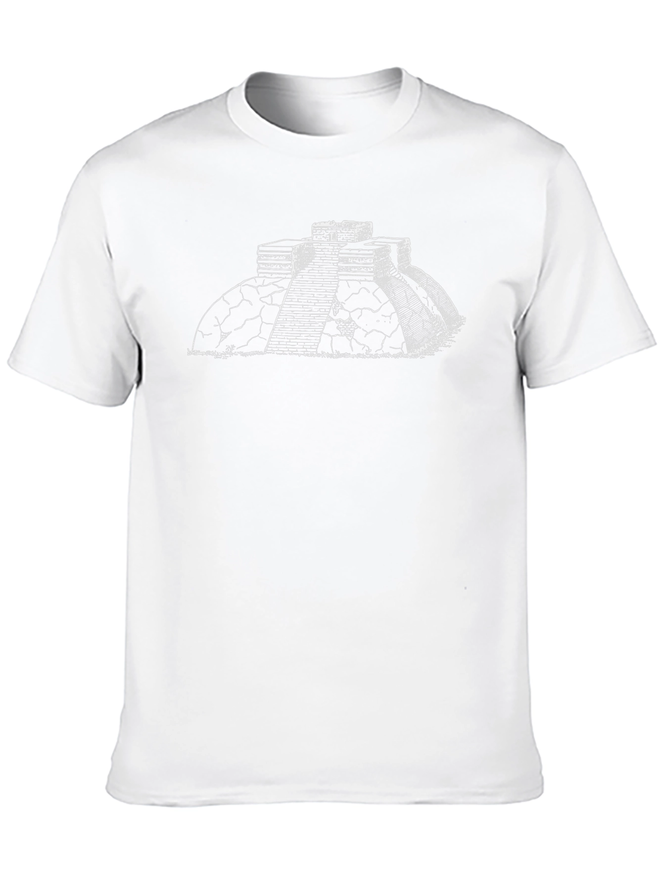 Aztec Pyramid Graphic Tee - Black