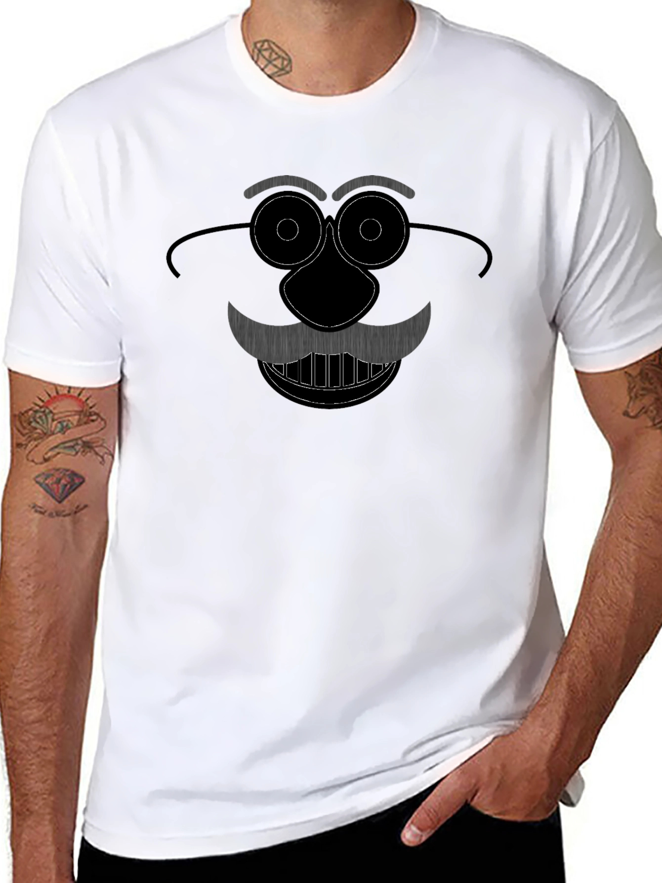 Funny Mr. Potato Head Inspired Graphic T-Shirt