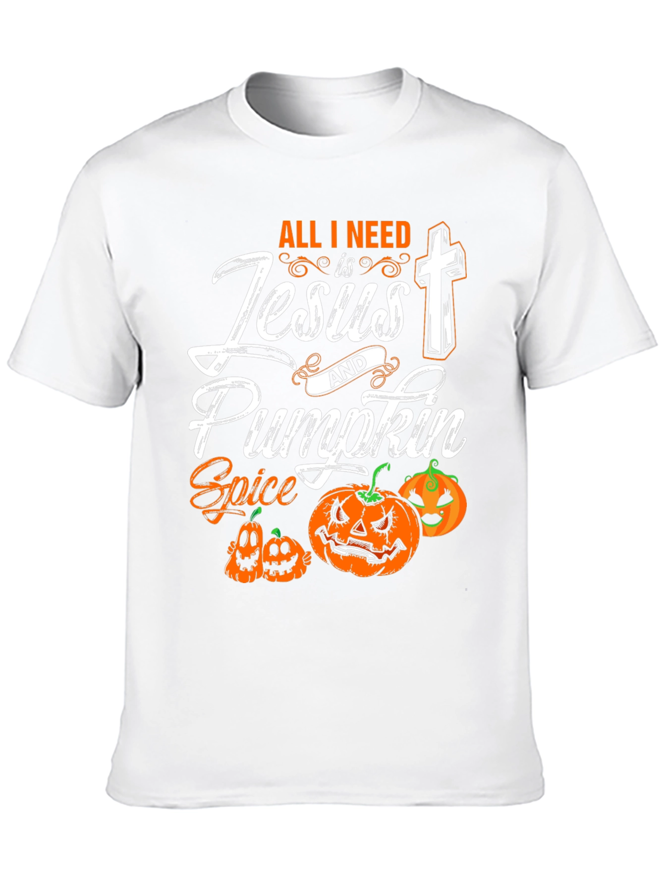 Jesus & Pumpkin Spice Halloween T-Shirt