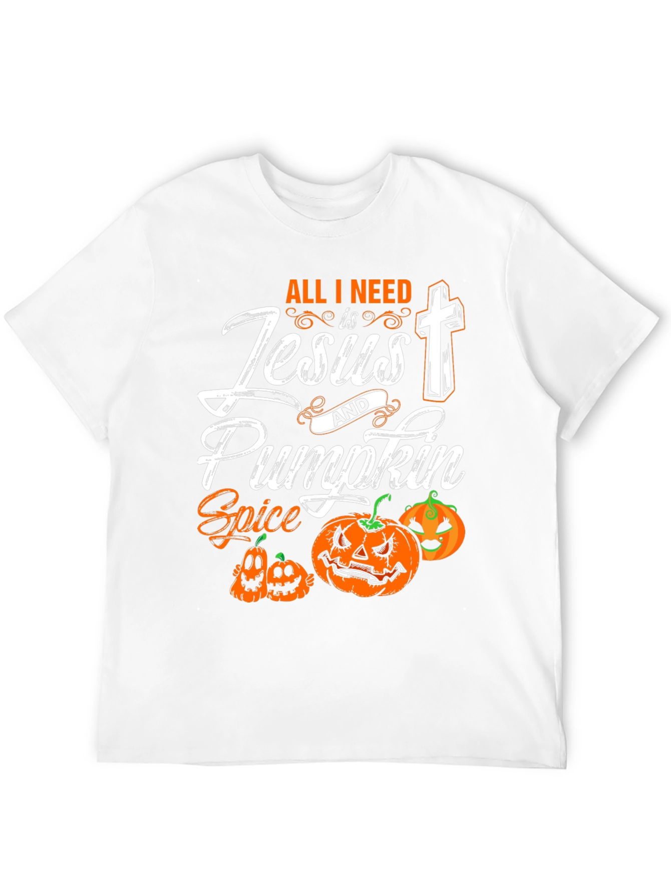 Jesus & Pumpkin Spice Halloween T-Shirt
