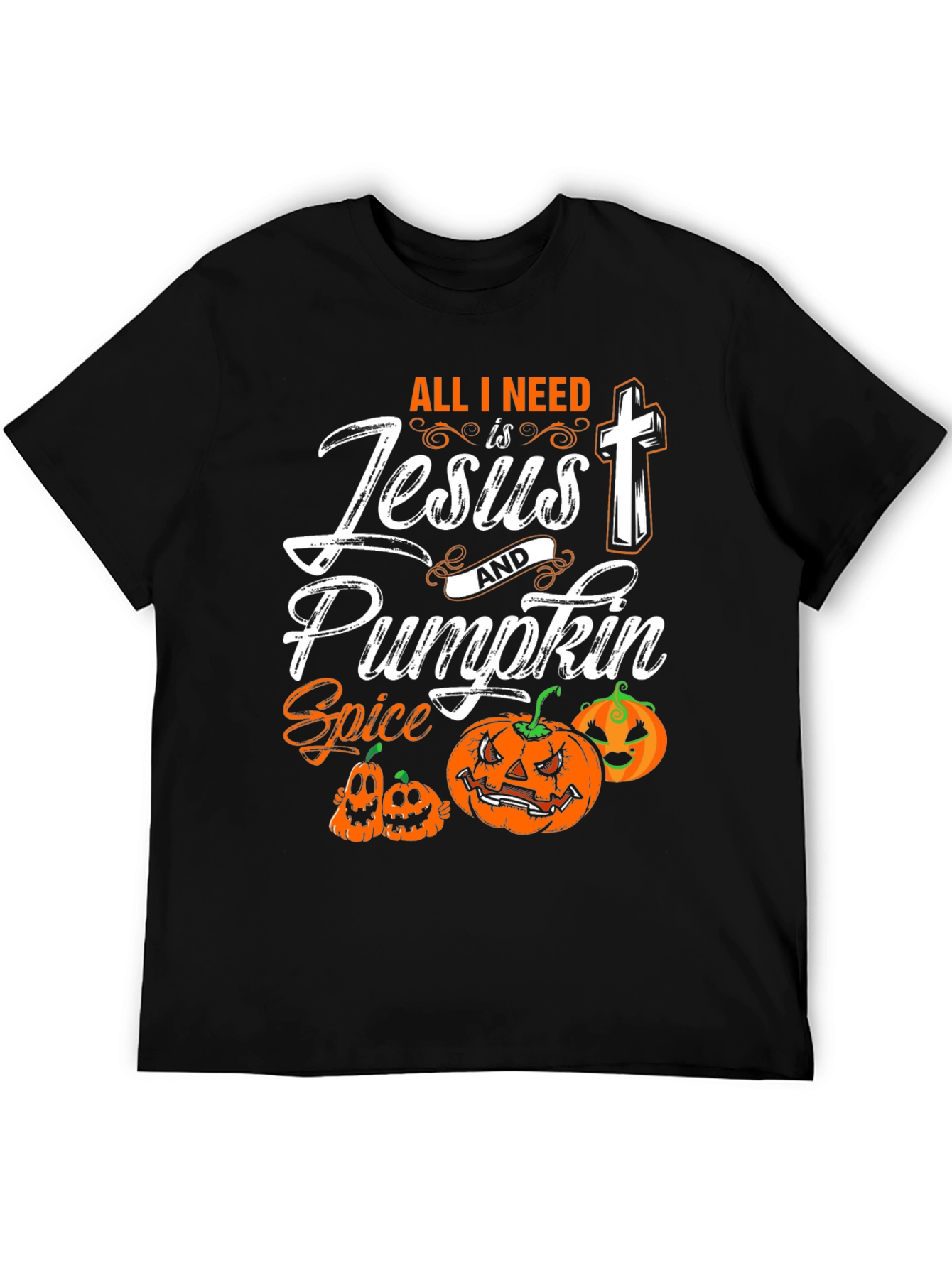 Jesus & Pumpkin Spice Halloween T-Shirt
