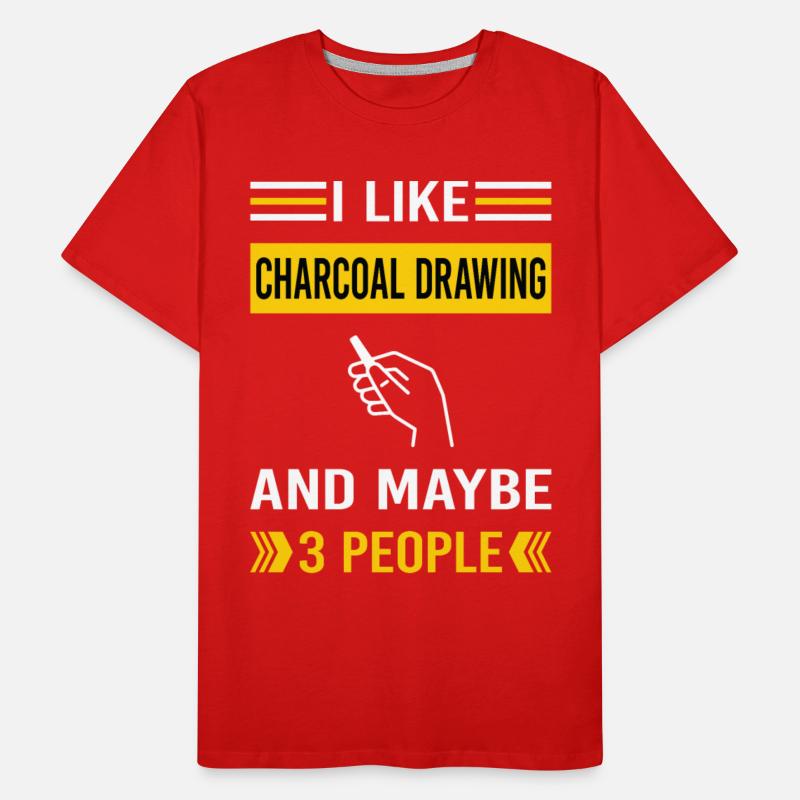 3 People Charcoal Drawing