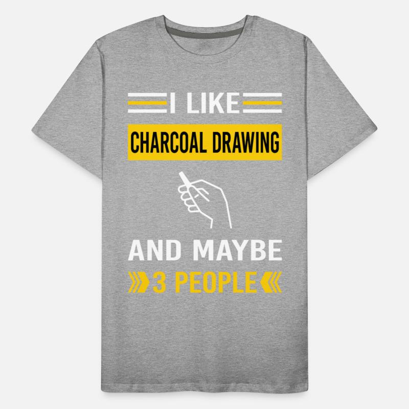 3 People Charcoal Drawing