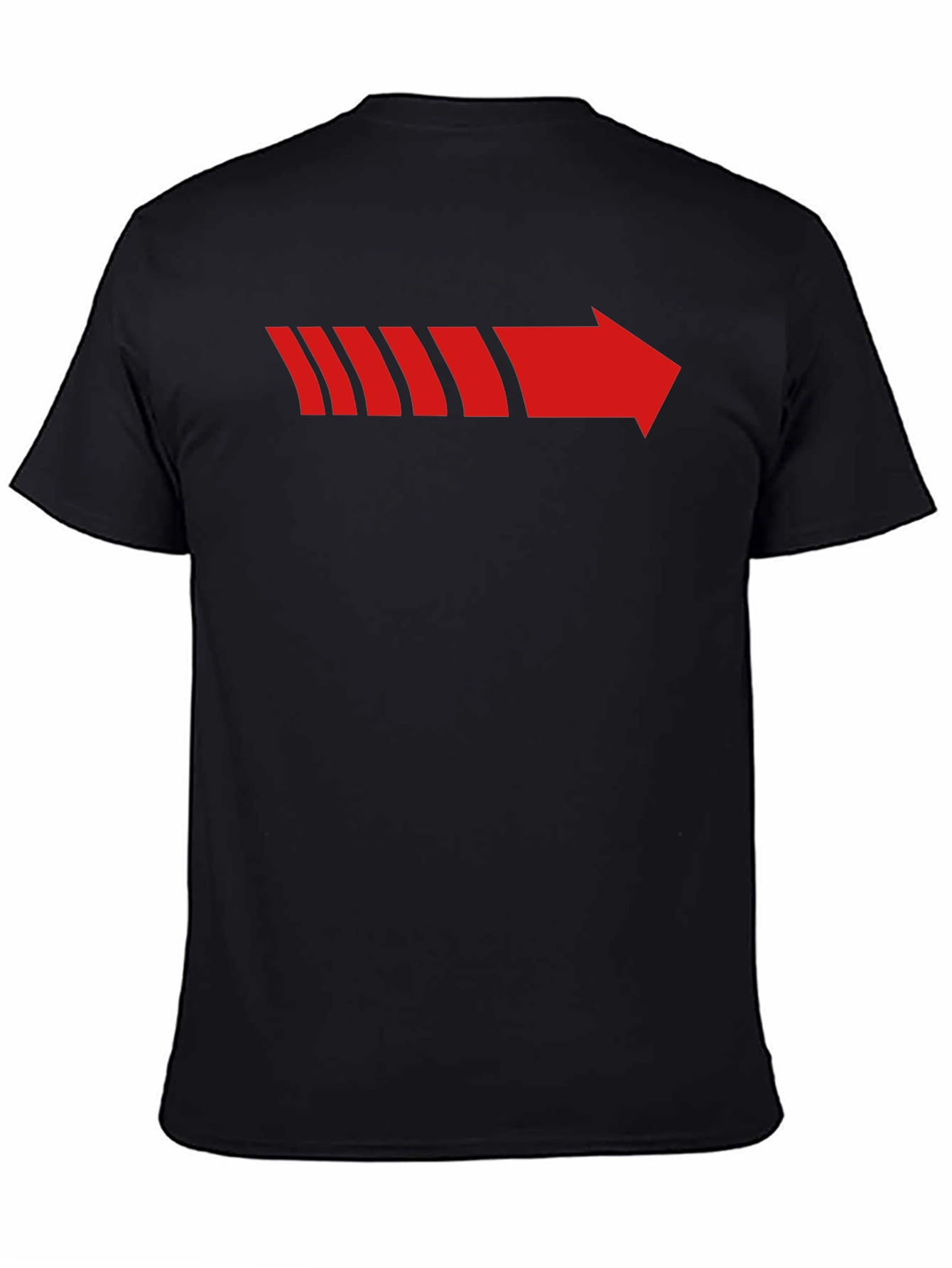 Red Arrow Graphic Black T-Shirt