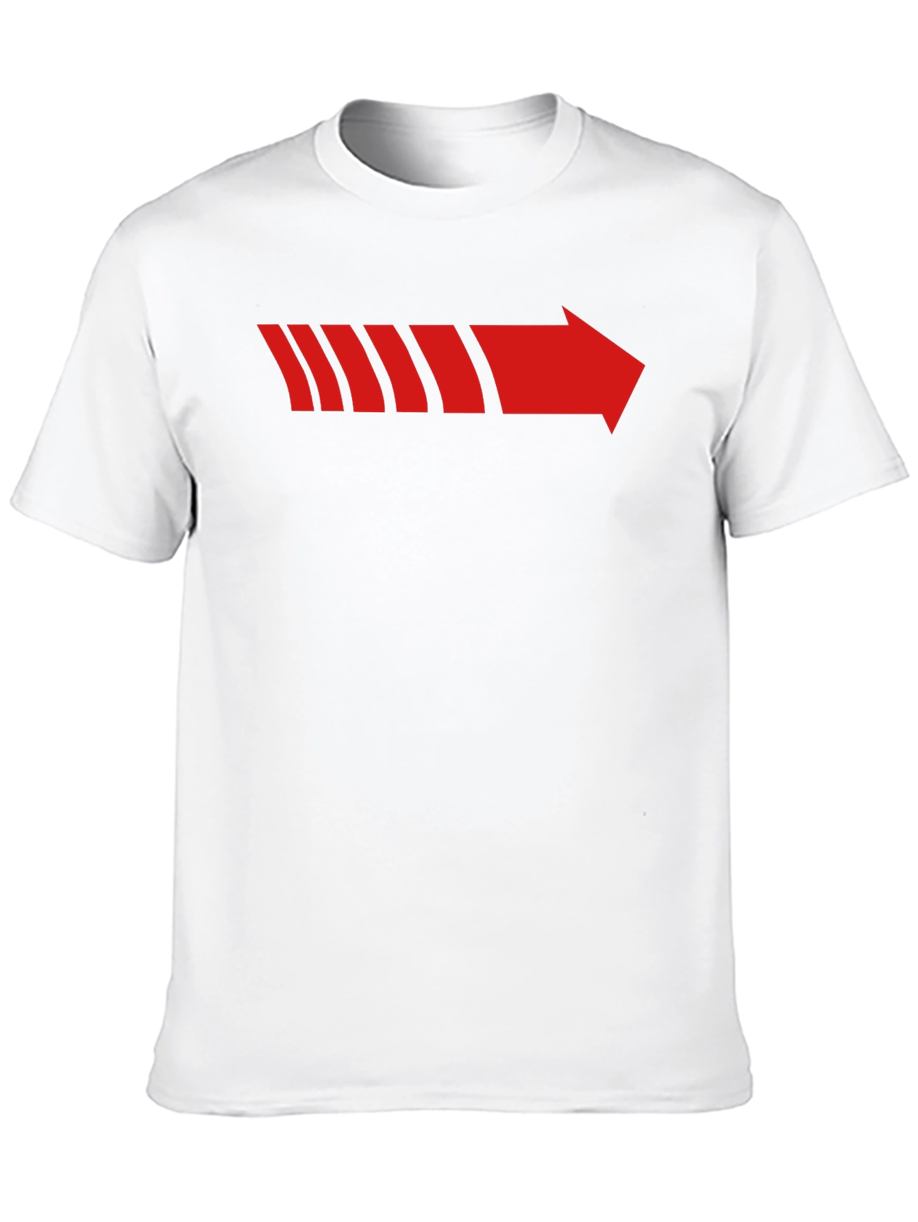 Red Arrow Graphic Black T-Shirt