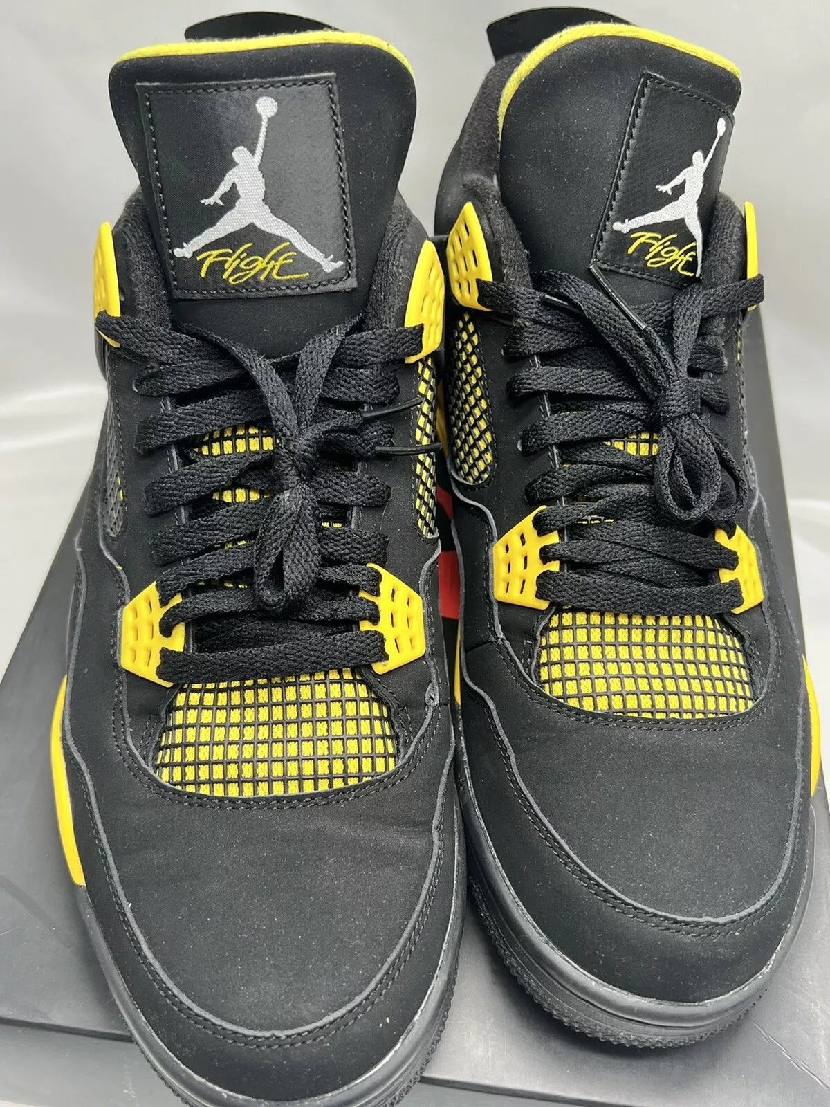 Nike Air Jordan 4 Retro Thunder release 2012 308497-008 NDS