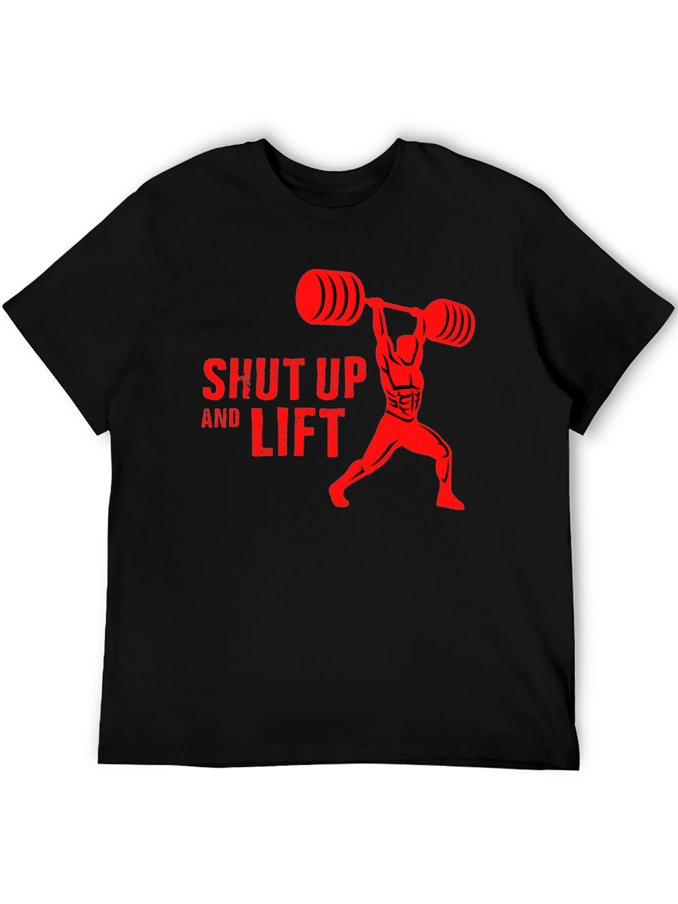 Shut Up and Lift Gym T-Shirt - Black