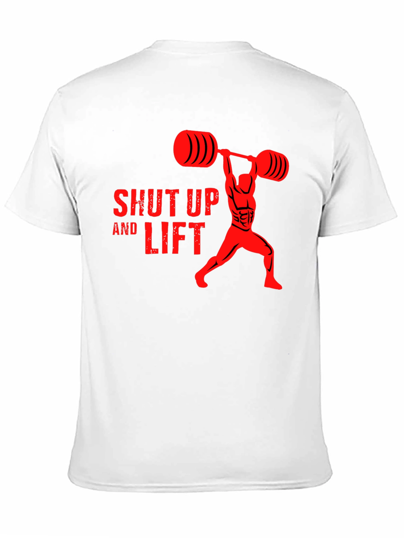 Shut Up and Lift Gym T-Shirt - Black