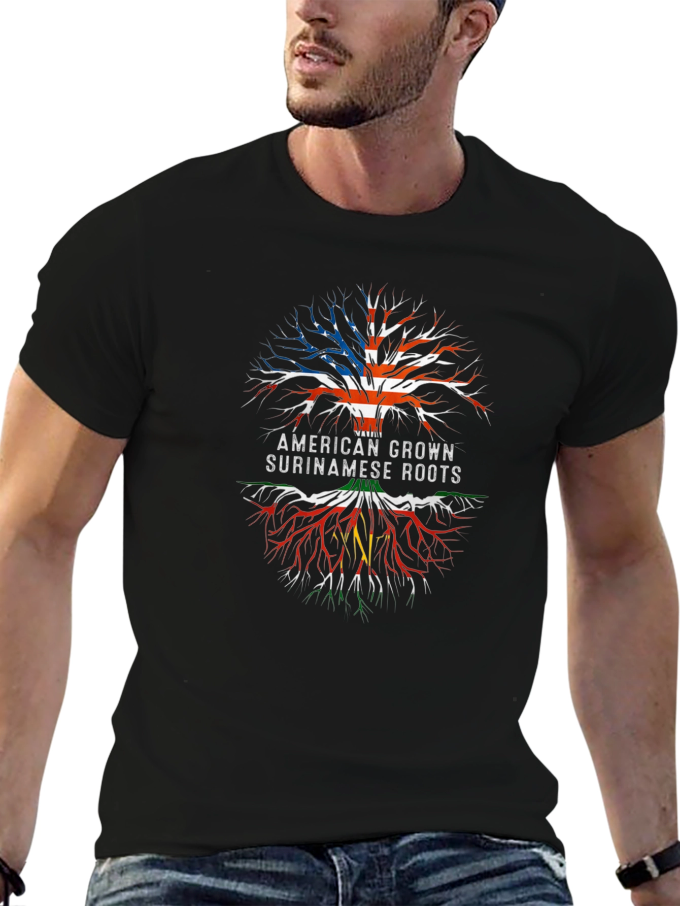 American Grown Surinamese Roots T-Shirt