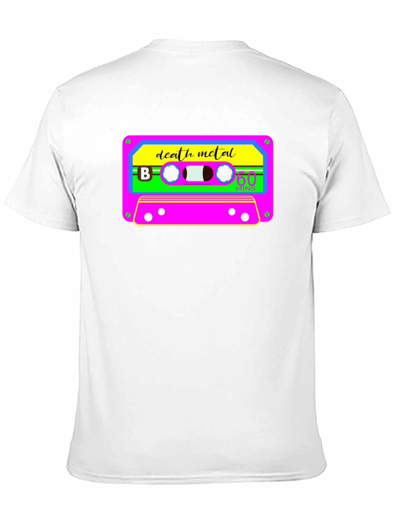 Death Metal Cassette Tape Graphic T-Shirt