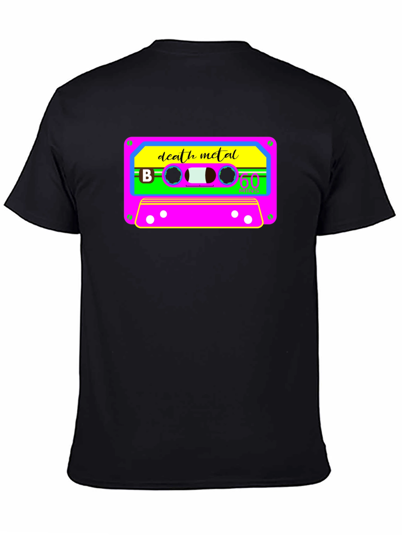 Death Metal Cassette Tape Graphic T-Shirt