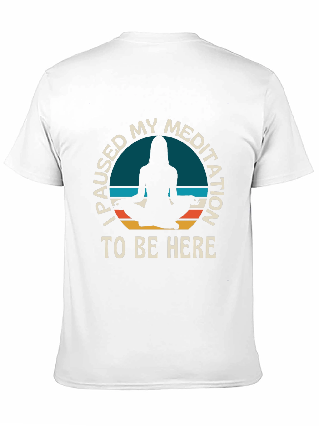 Meditation Pause T-Shirt -  Relaxed Fit Tee
