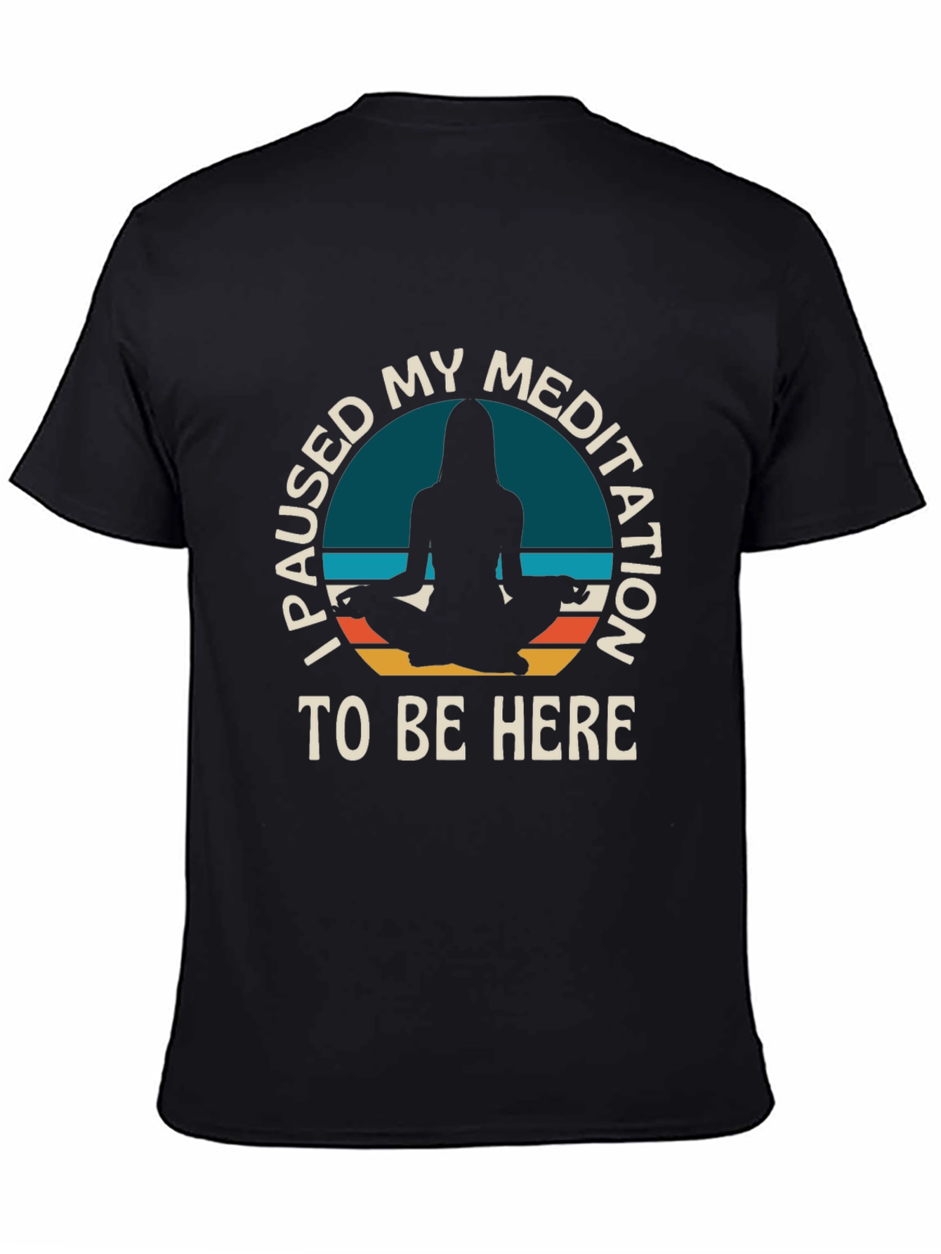 Meditation Pause T-Shirt -  Relaxed Fit Tee