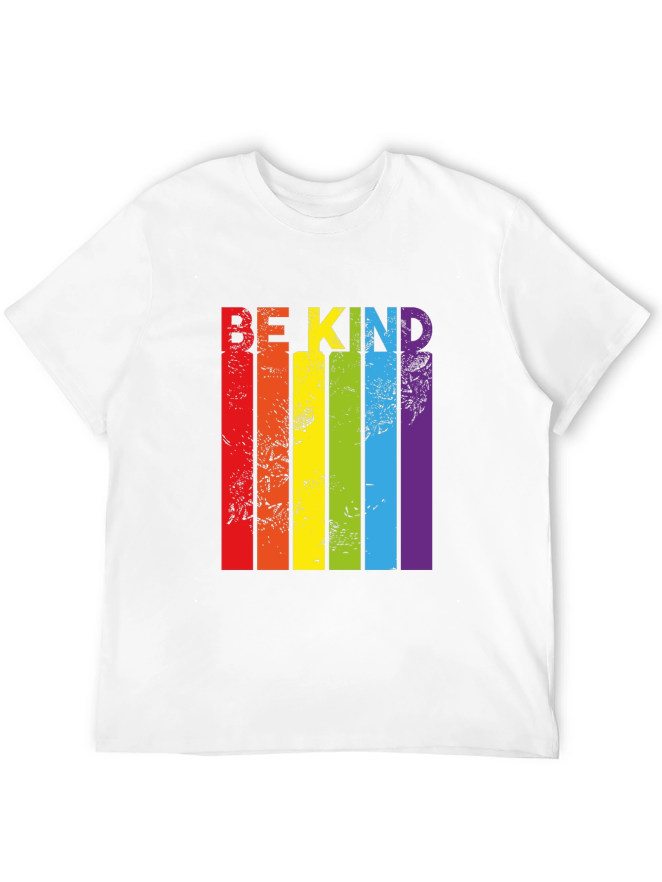Be Kind Rainbow Pride T-Shirt - Unisex Black Tee