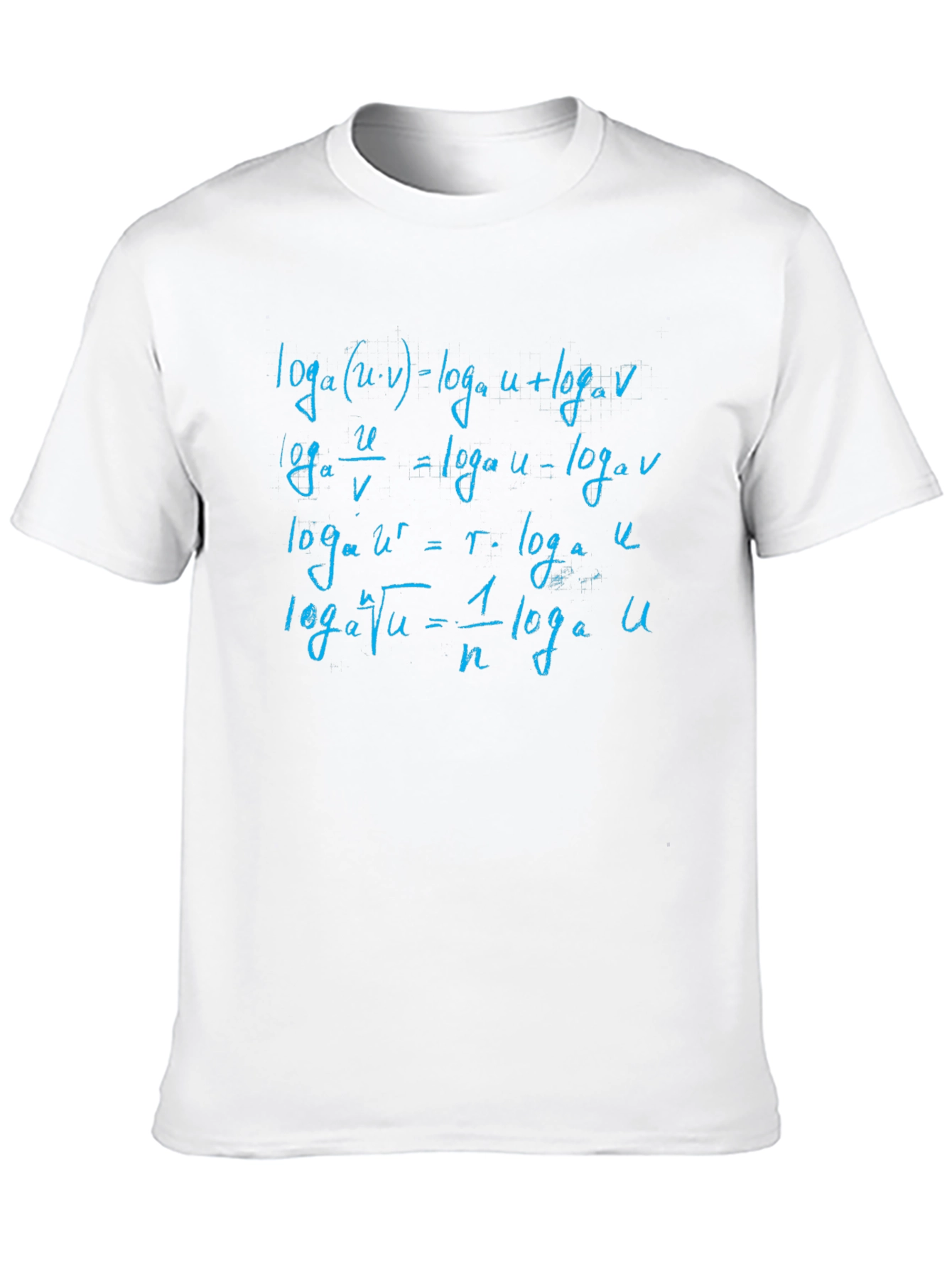 Math Formulas Black T-Shirt