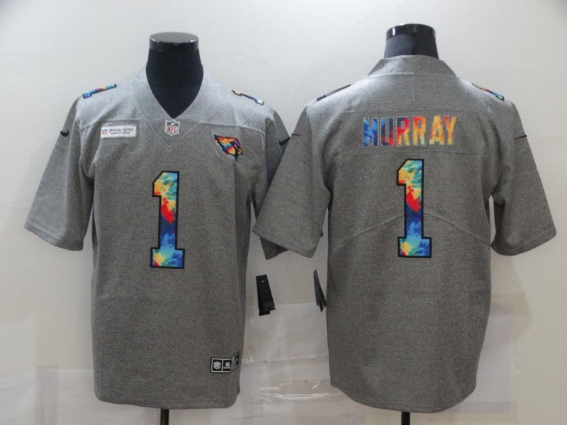 Men's Arizona Cardinals Kyler Murray #1 Gray Game Player Jerseys
