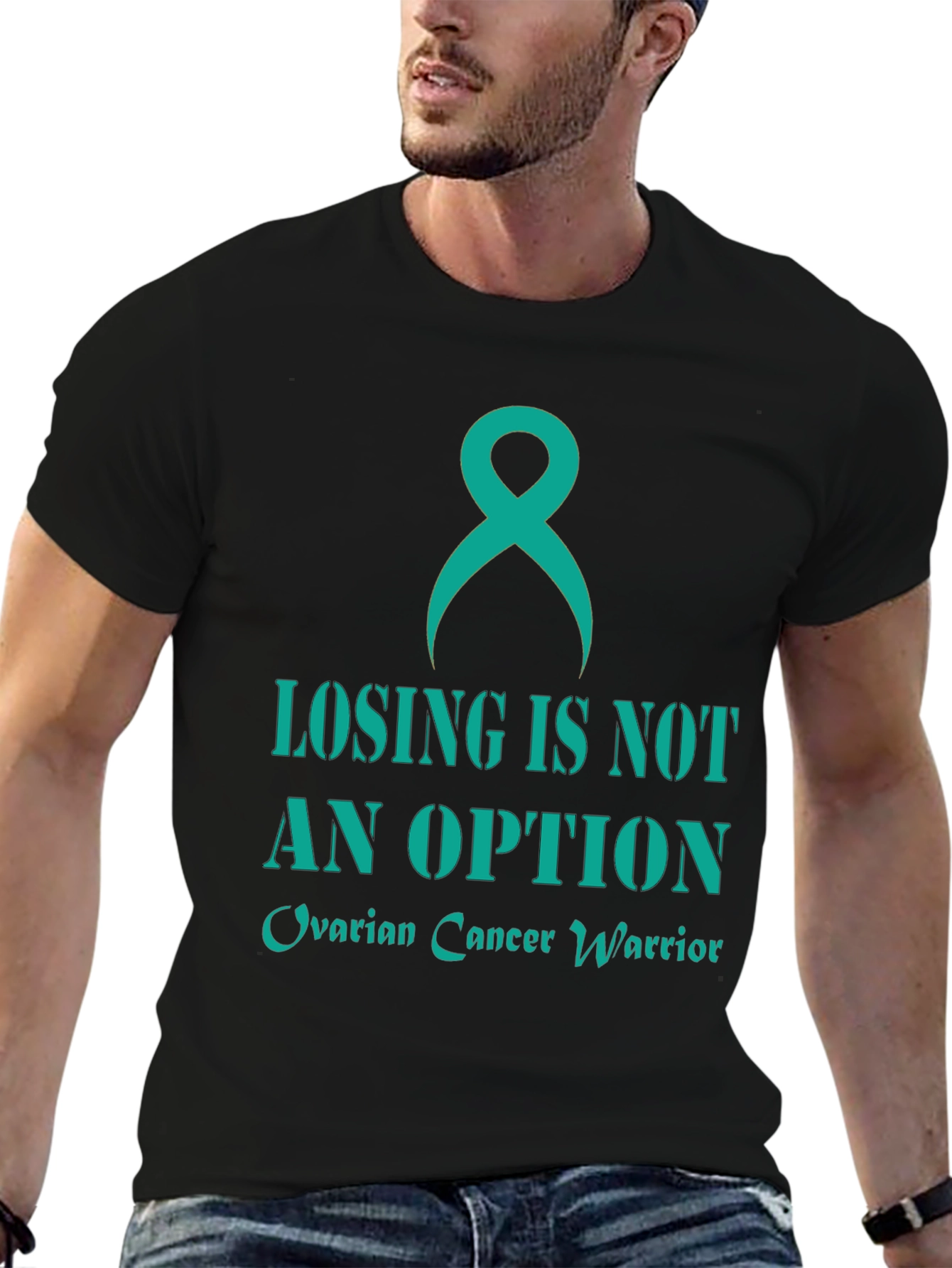 Ovarian Cancer Warrior Graphic Tee