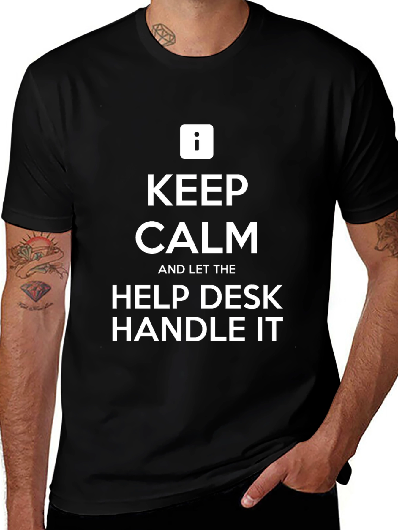 Keep Calm Help Desk T-Shirt