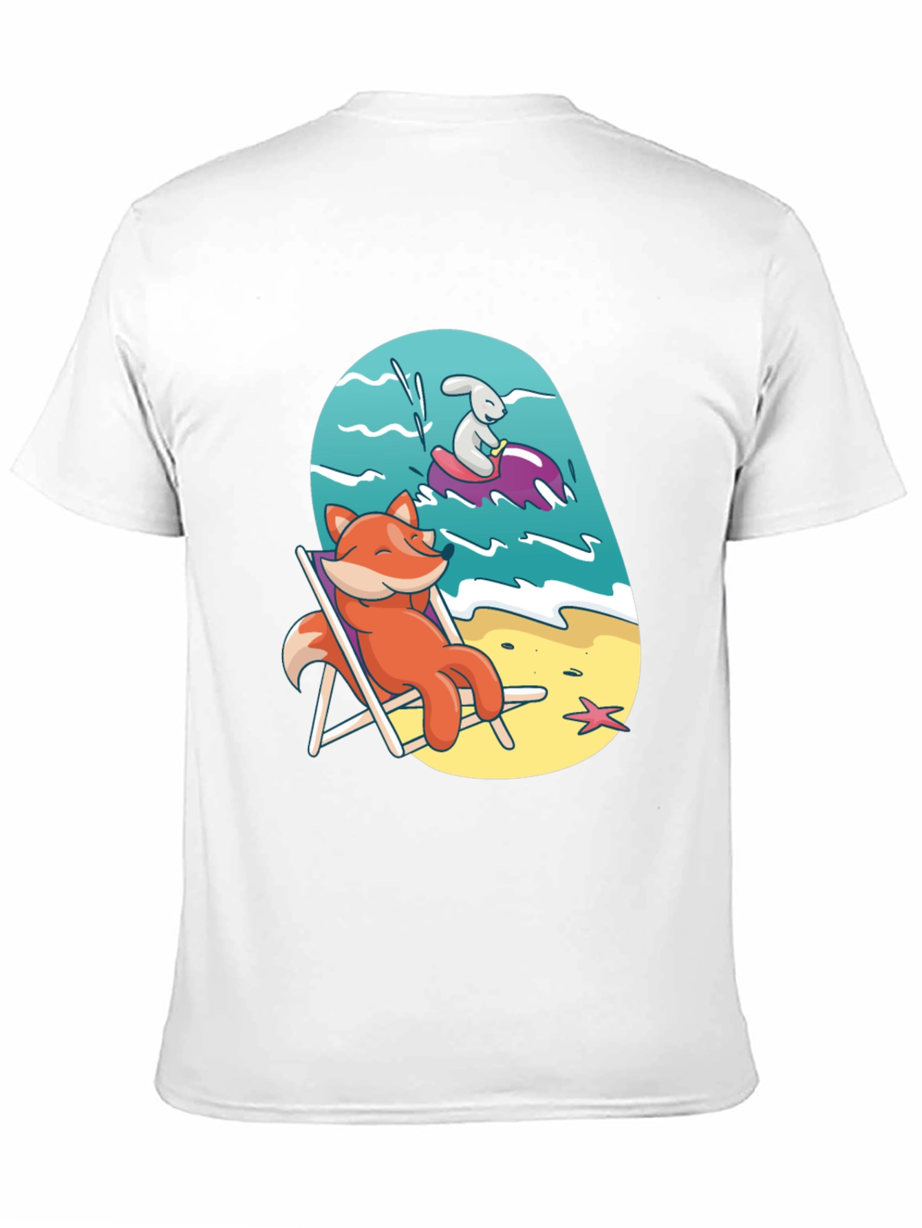 Relaxed Fox Beach T-Shirt