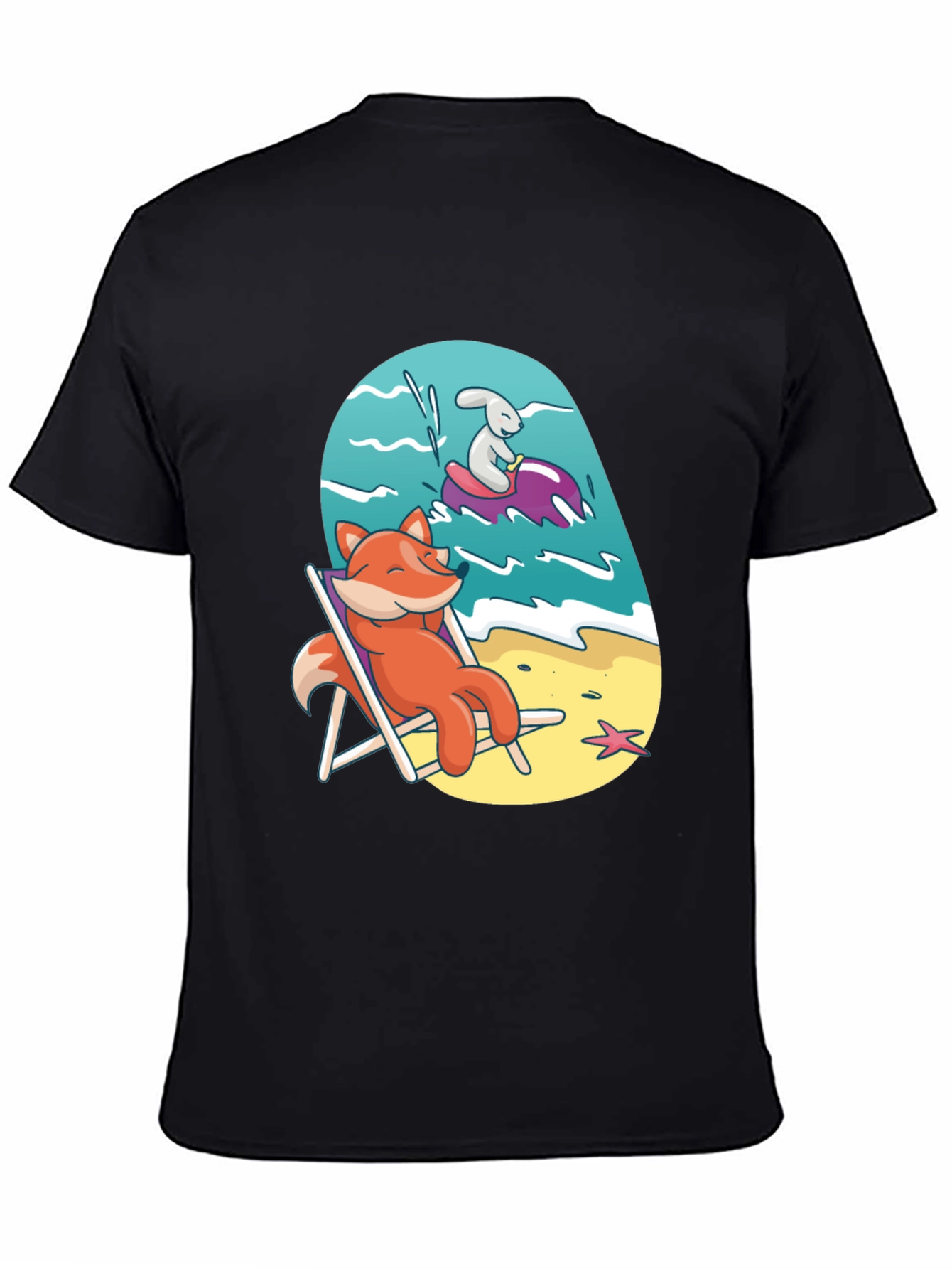 Relaxed Fox Beach T-Shirt