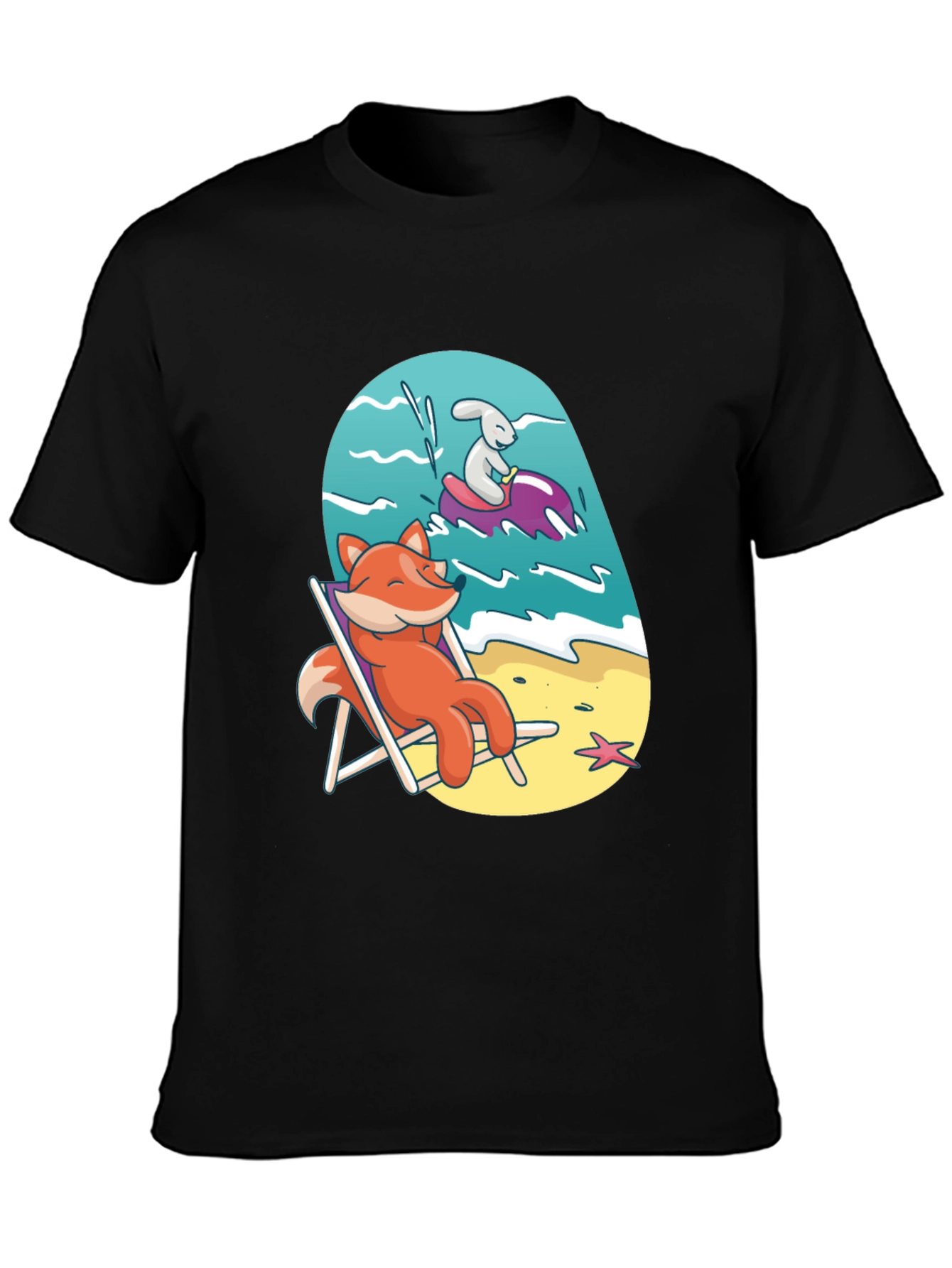 Relaxed Fox Beach T-Shirt