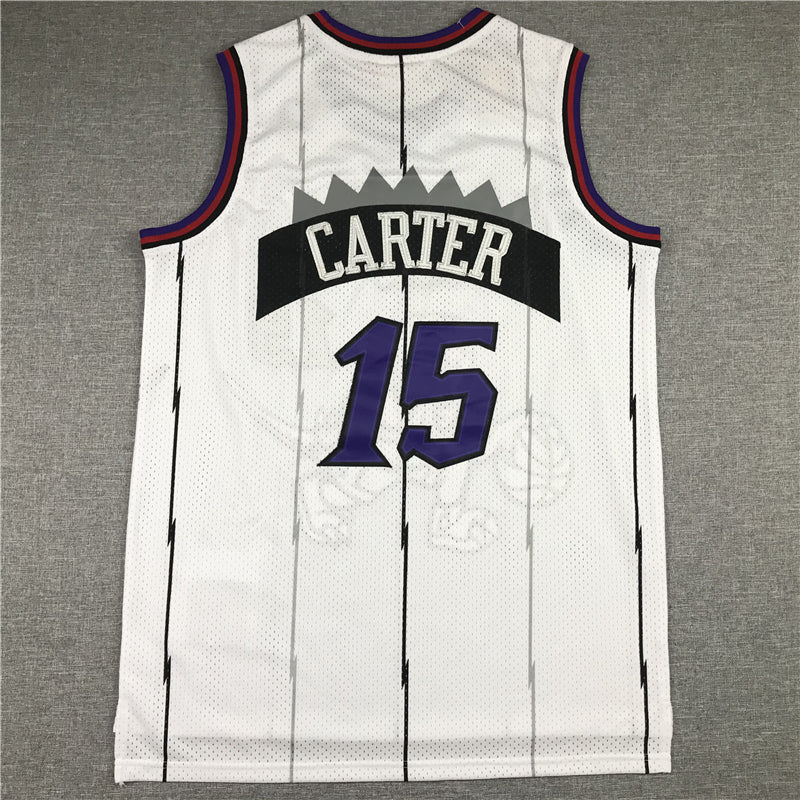 Men's Toronto Raptors Vince Carter Mitchell & Ness White Classics Jerseys