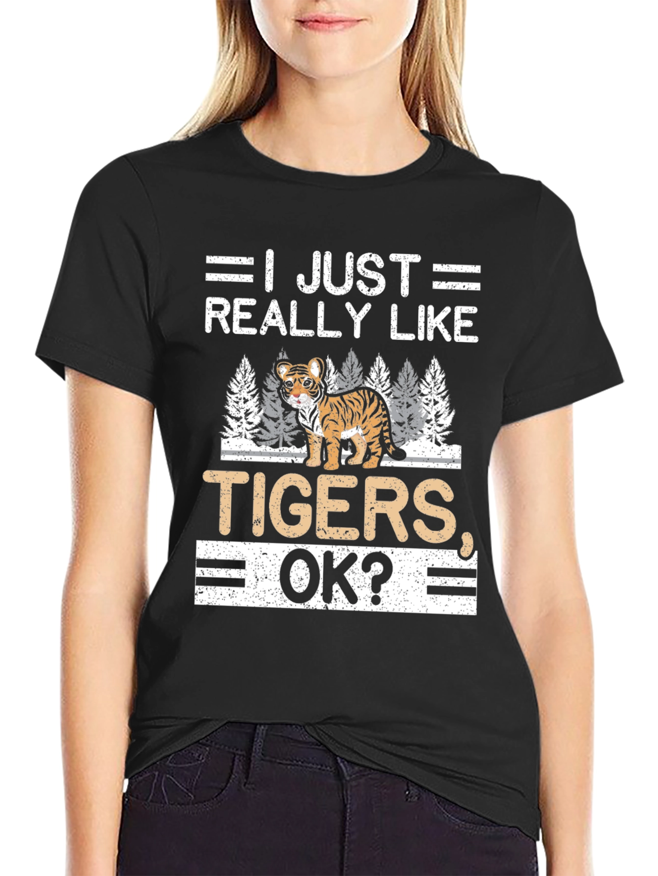 I Just Really Like Tigers OK? T-Shirt